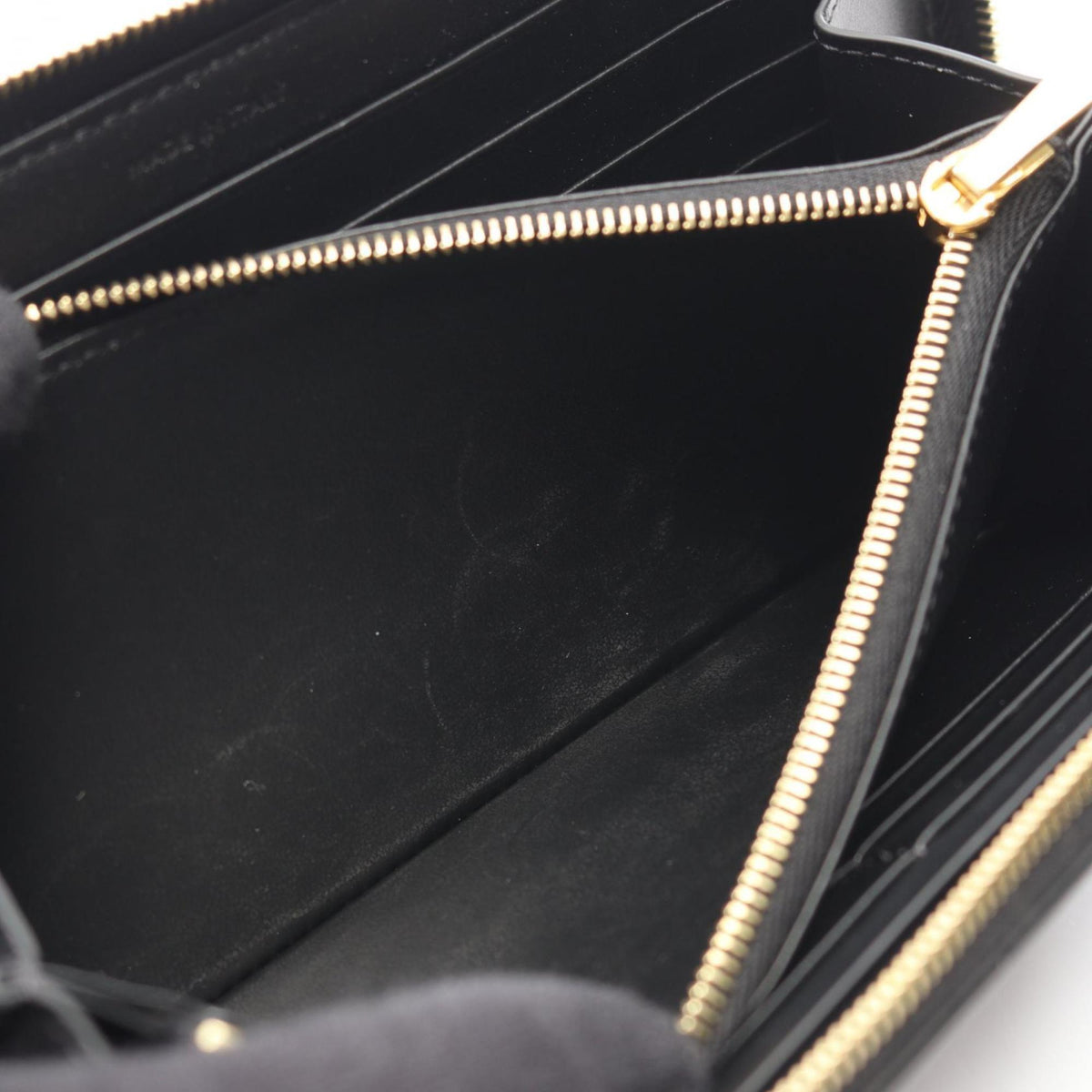 Celine Black Pvc Long Wallet (Bi-Fold) (Pre-Owned)