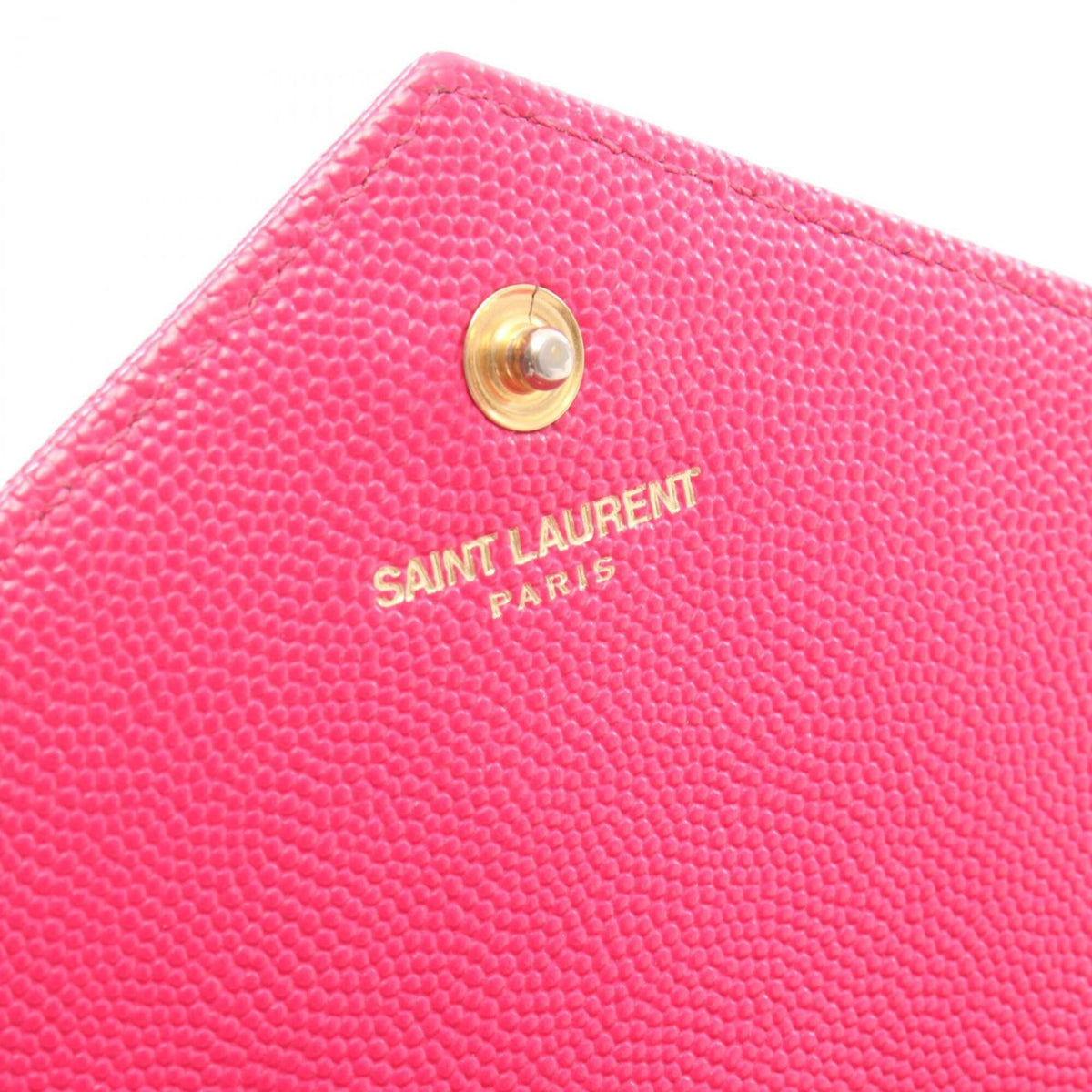 Yves Saint Laurent Red Color Leather Handbag Shoulder Bag (Pre-Owned)