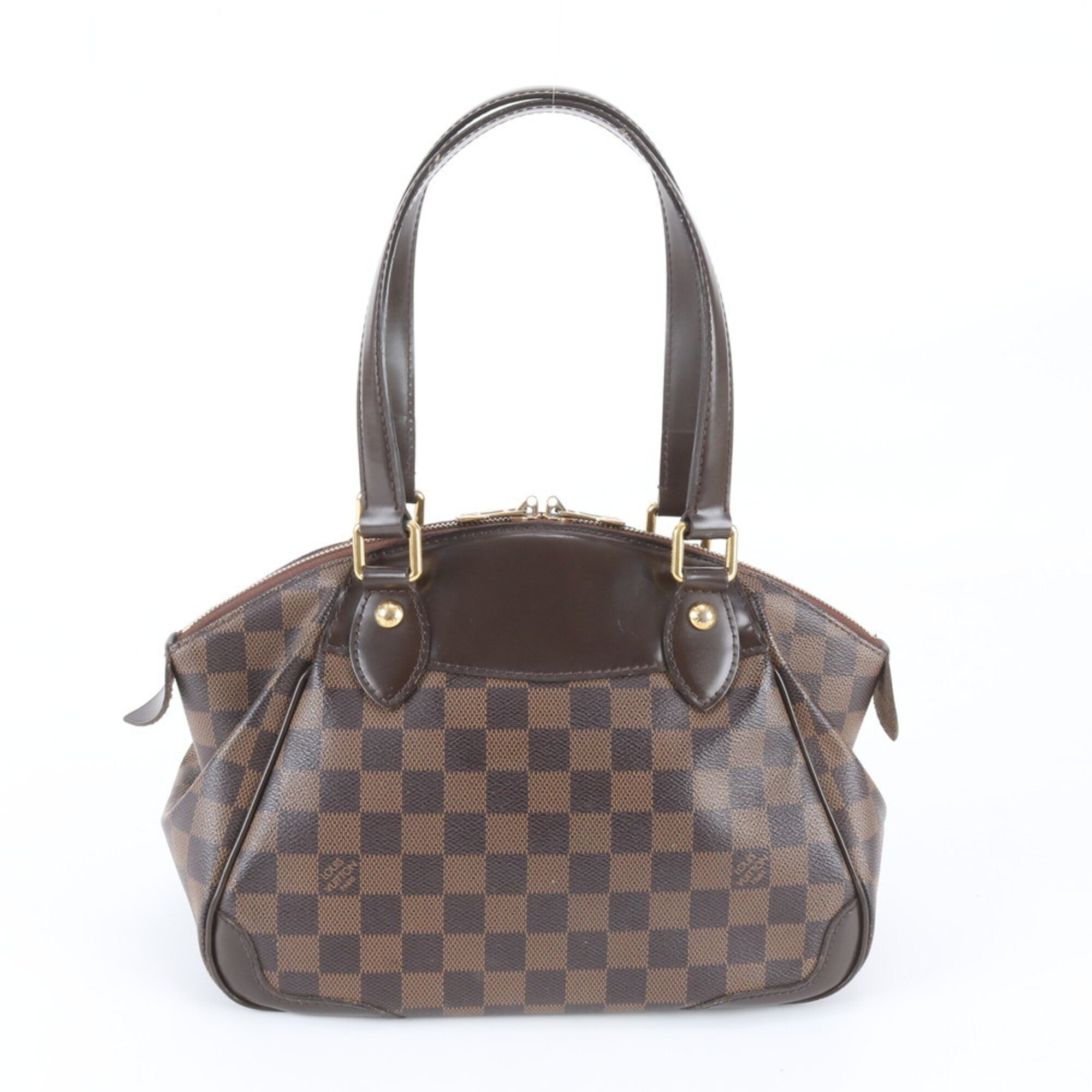 Louis Vuitton Ebene Leather Coated Canvas Handbag Shoulder Bag Tote Bag (Pre-Owned)