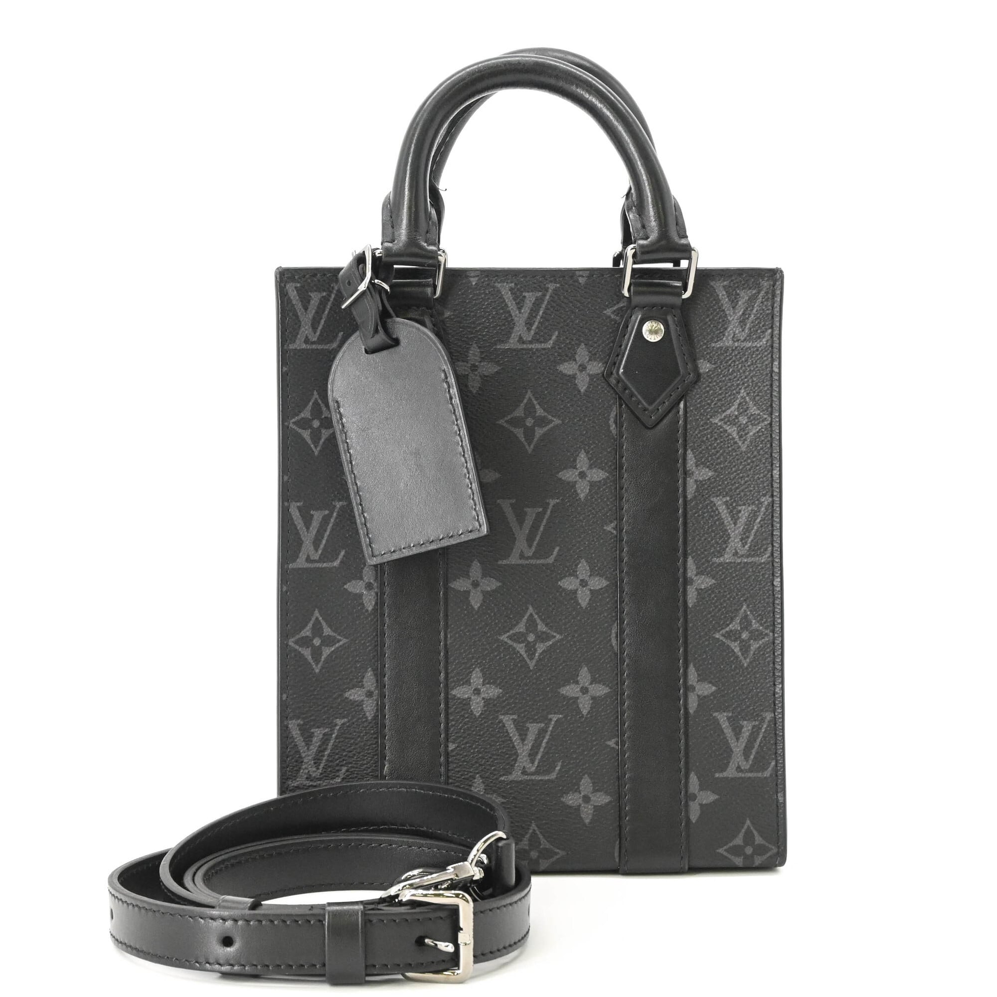 Louis Vuitton Black Monogram Handbag Shoulder Bag (Pre-Owned)