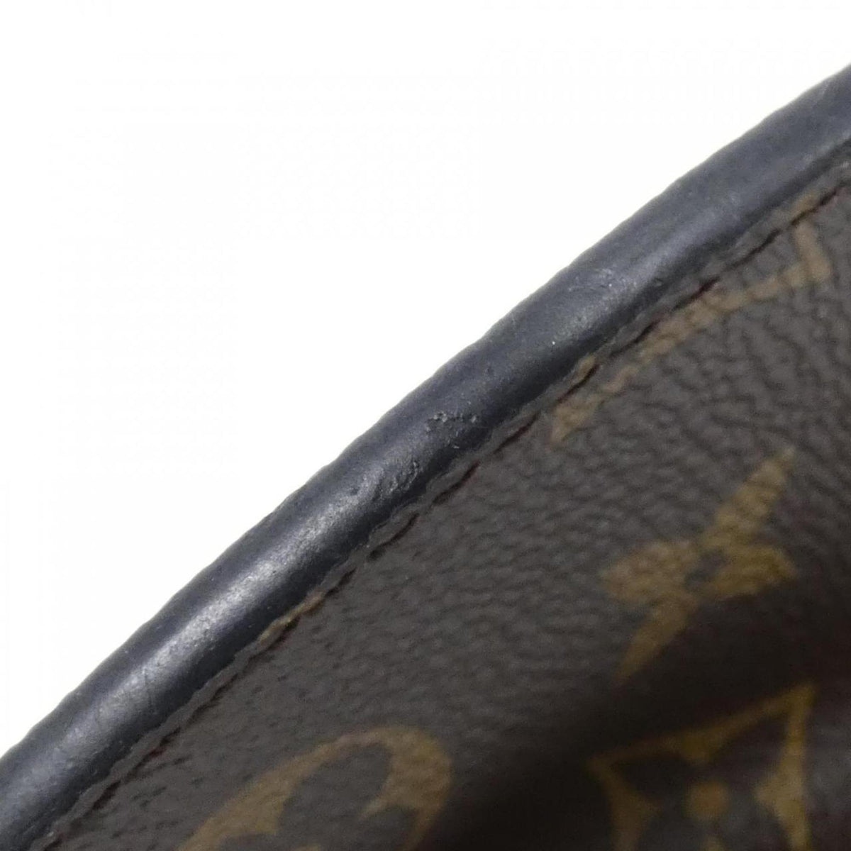 Louis Vuitton Monogram Marron Coated Canvas Shoulder Bag (Pre-Owned)