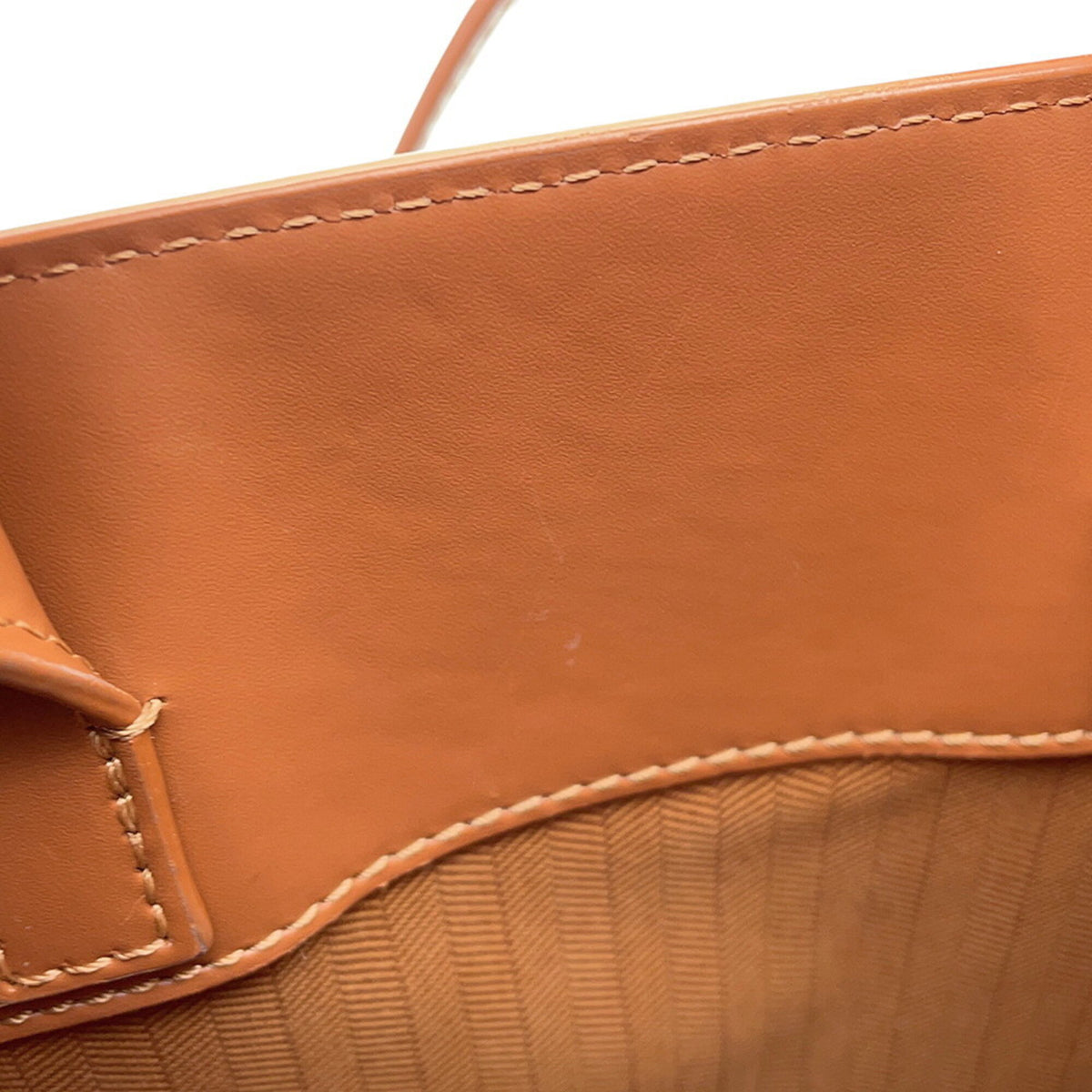 Loewe Brown Leather Handbag Shoulder Bag (Pre-Owned)