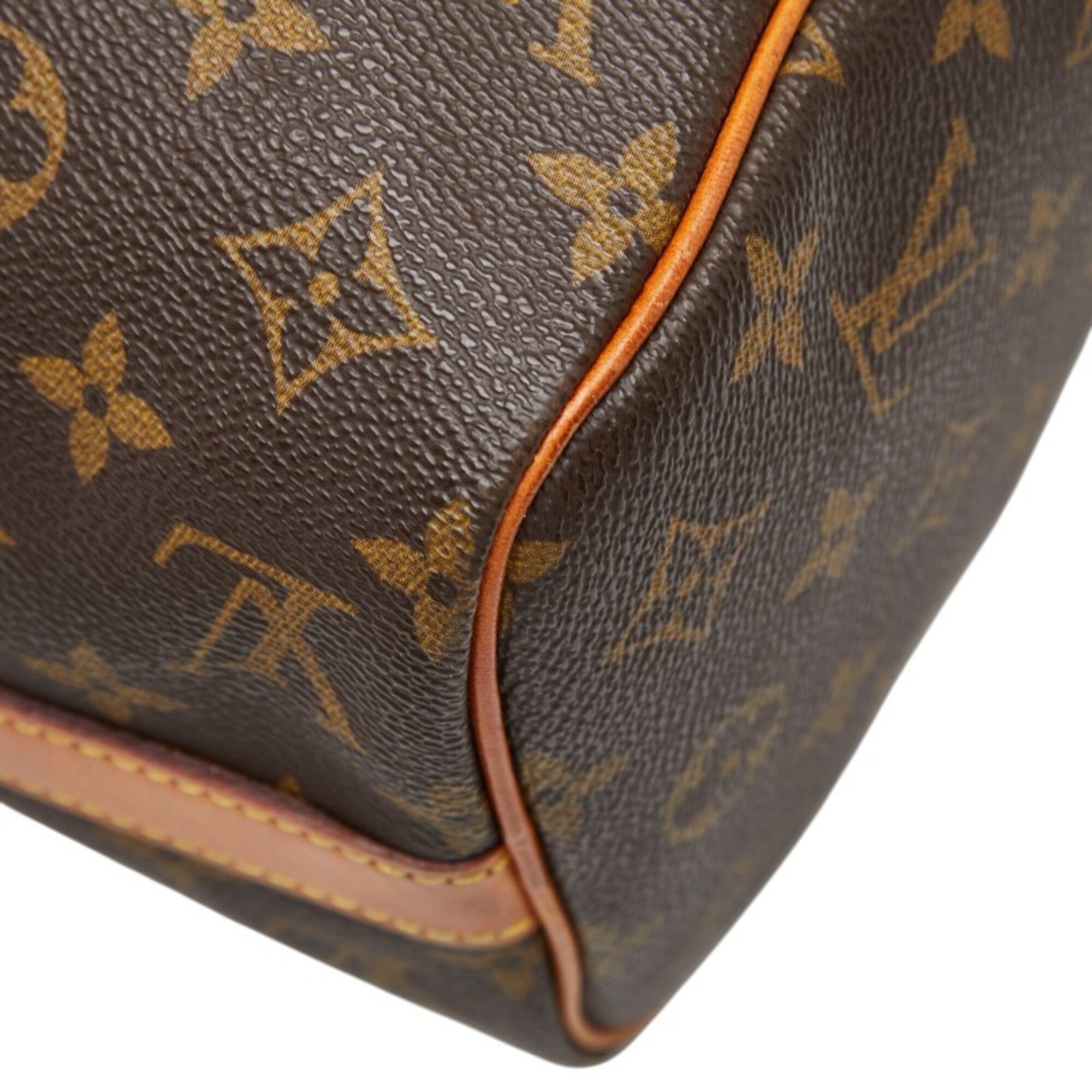 Louis Vuitton Brown Pvc Leather Boston Bag Shoulder Bag (Pre-Owned)