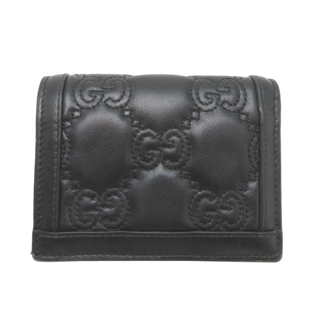 Gucci Black Leather Wallet (Bi-Fold) (Pre-Owned)