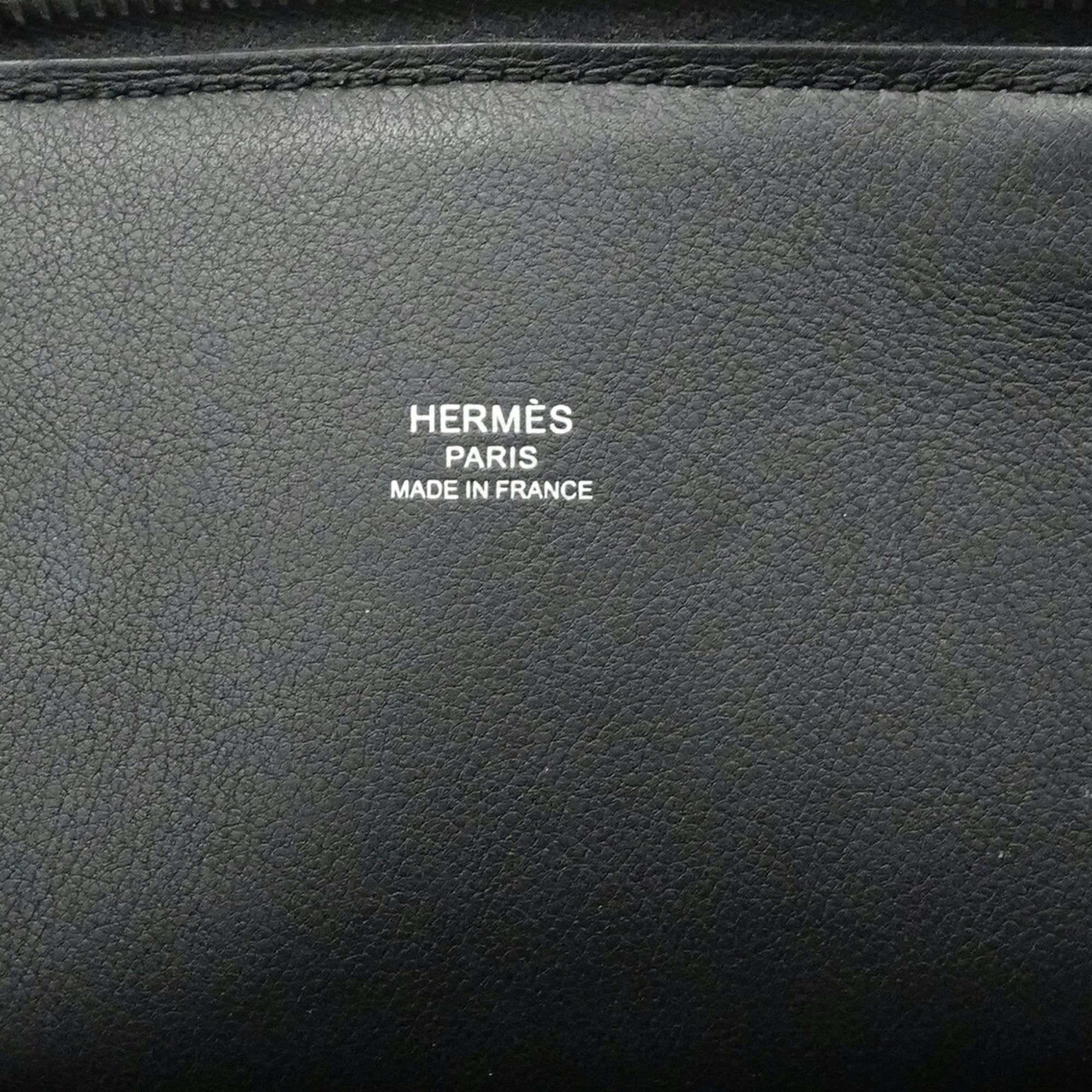 Hermes Black Epsom Leather Handbag (Pre-Owned)