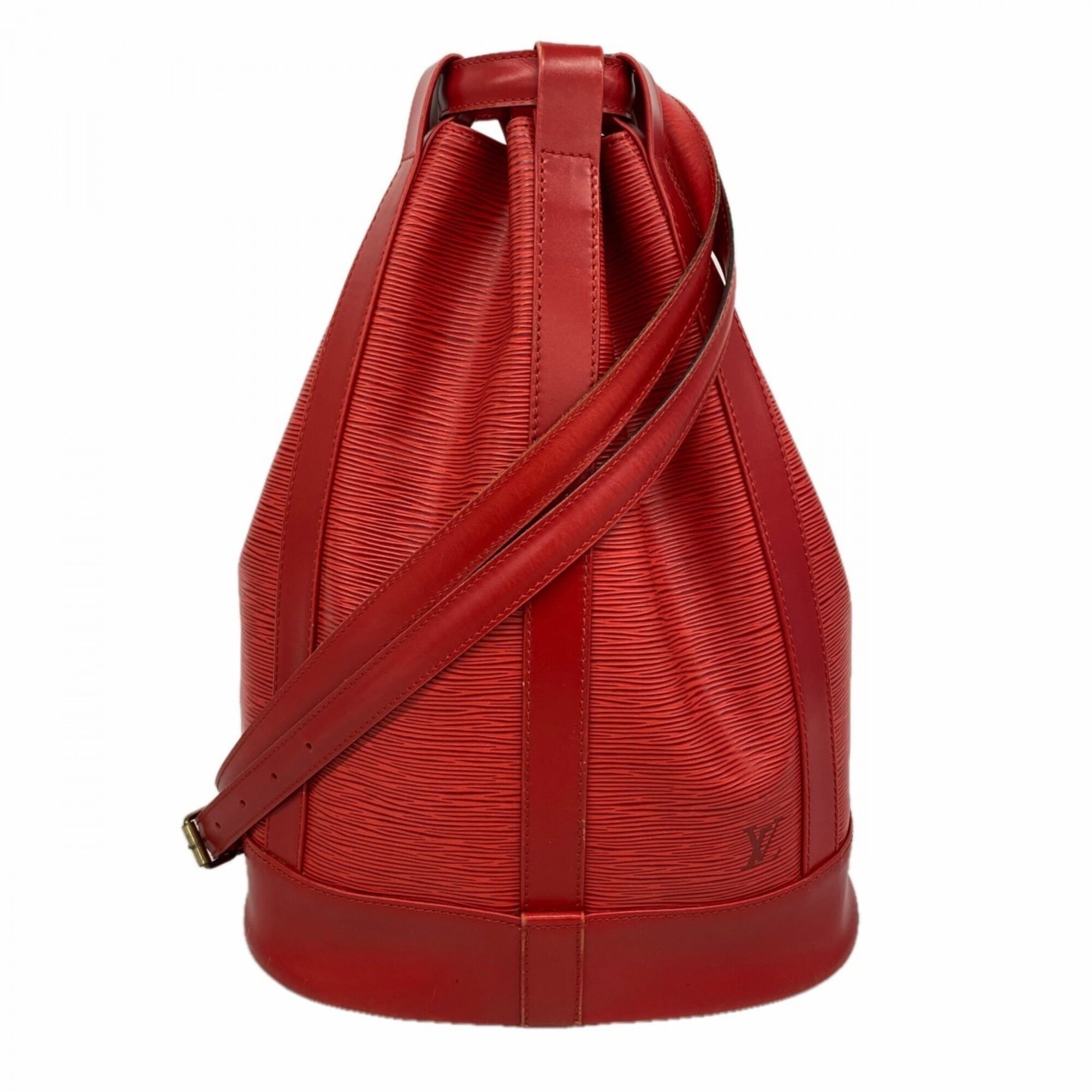 Louis Vuitton Castilian Red Shoulder Bag (Pre-Owned)