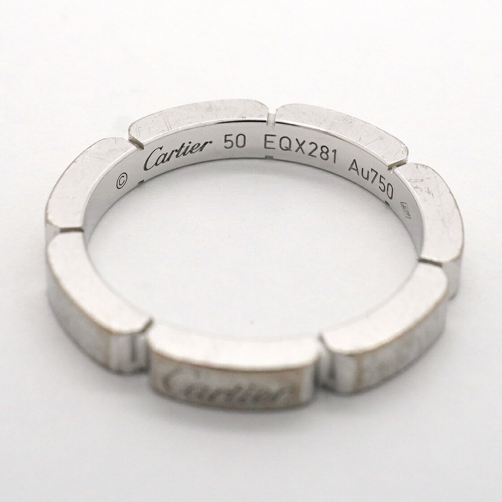 Cartier White Gold (18K) Band Ring (Pre-Owned)