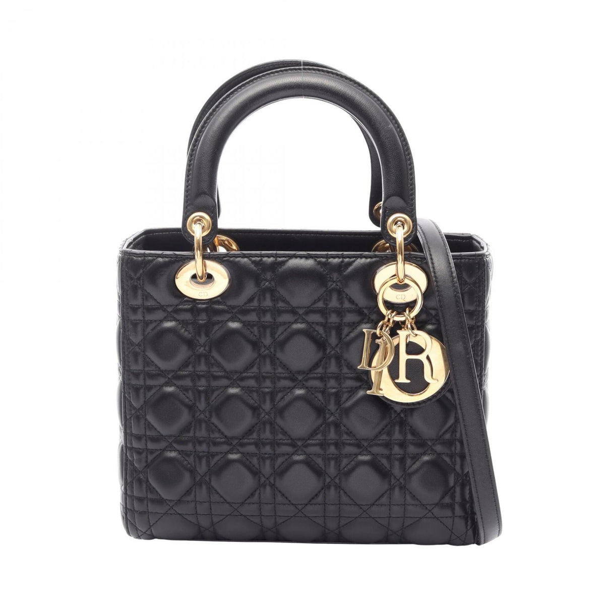 Christian Dior Black Leather Handbag (Pre-Owned)