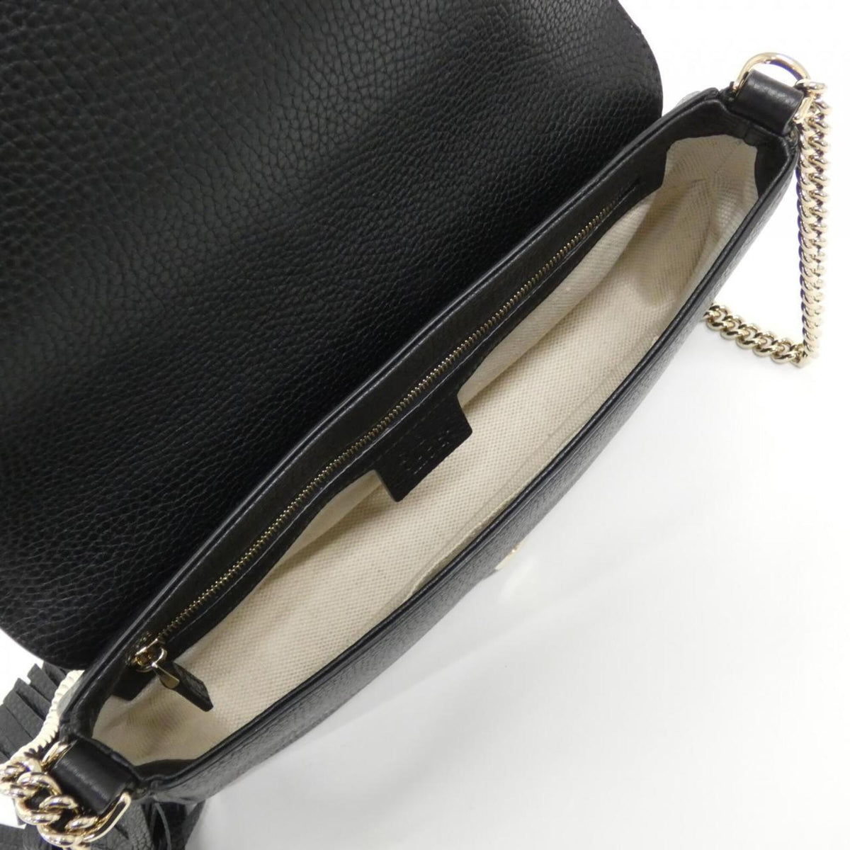 Gucci Black Leather Shoulder Bag (Pre-Owned)