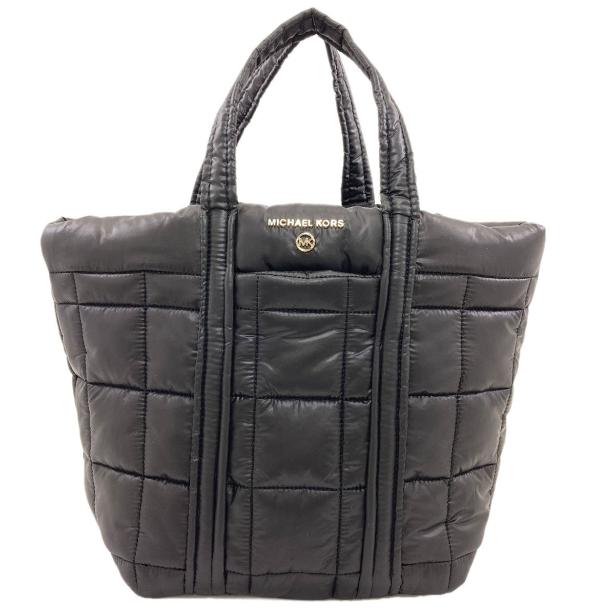 Michael Kors Black Nylon Handbag Tote Bag (Pre-Owned)
