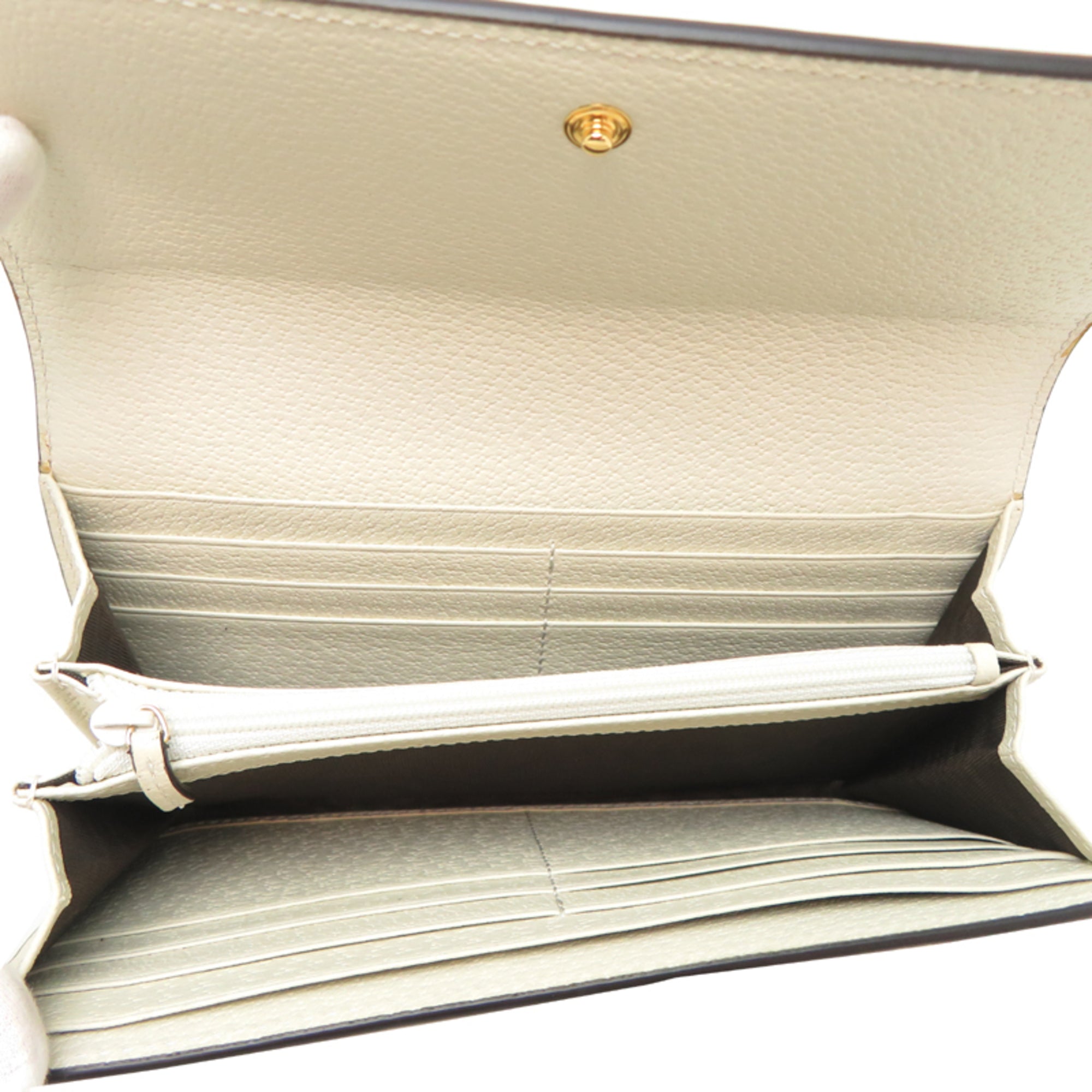 Gucci Pvc Leather Long Wallet (Bi-Fold) (Pre-Owned)