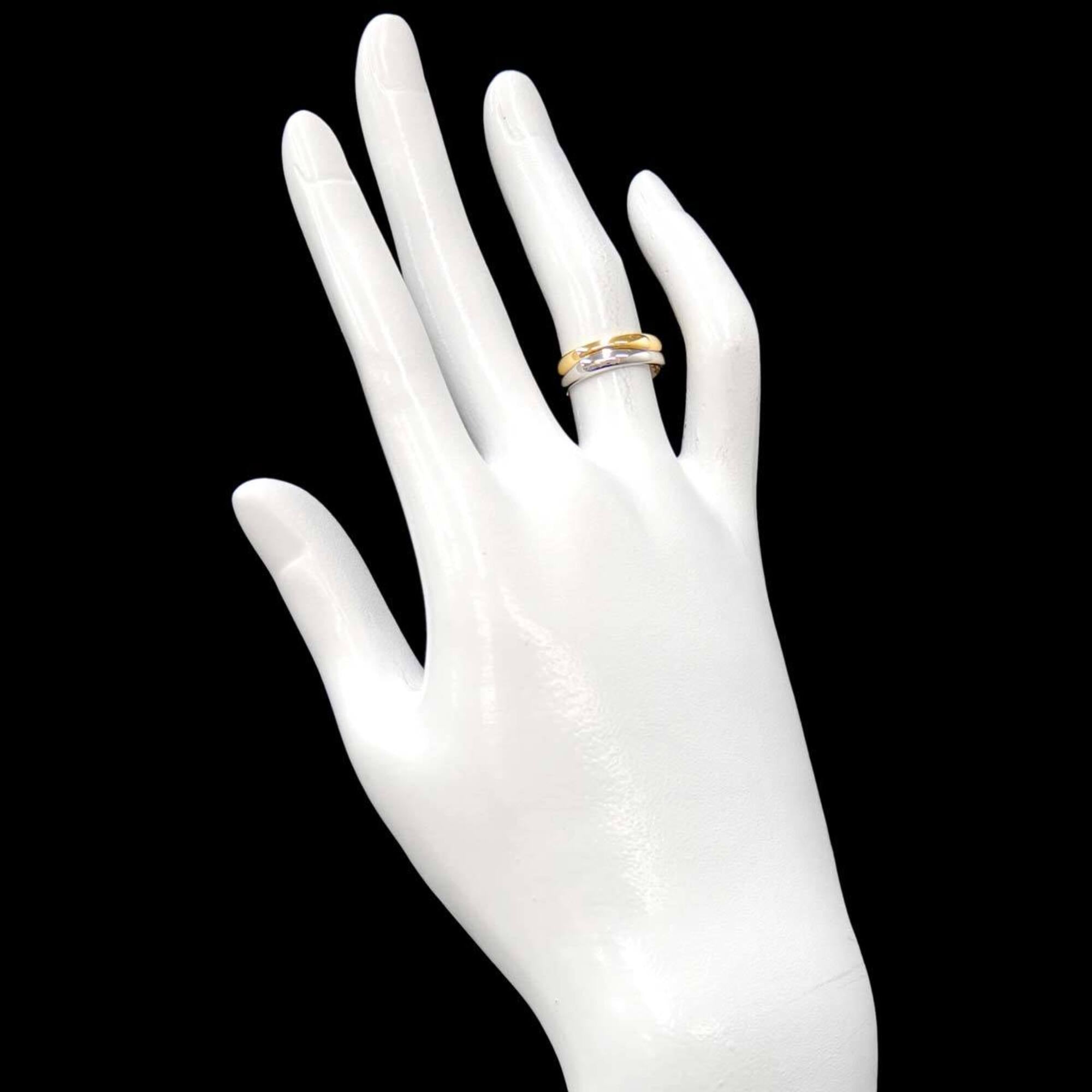 Cartier Yellow Gold (18K) White Gold (18K) Band Ring (Pre-Owned)
