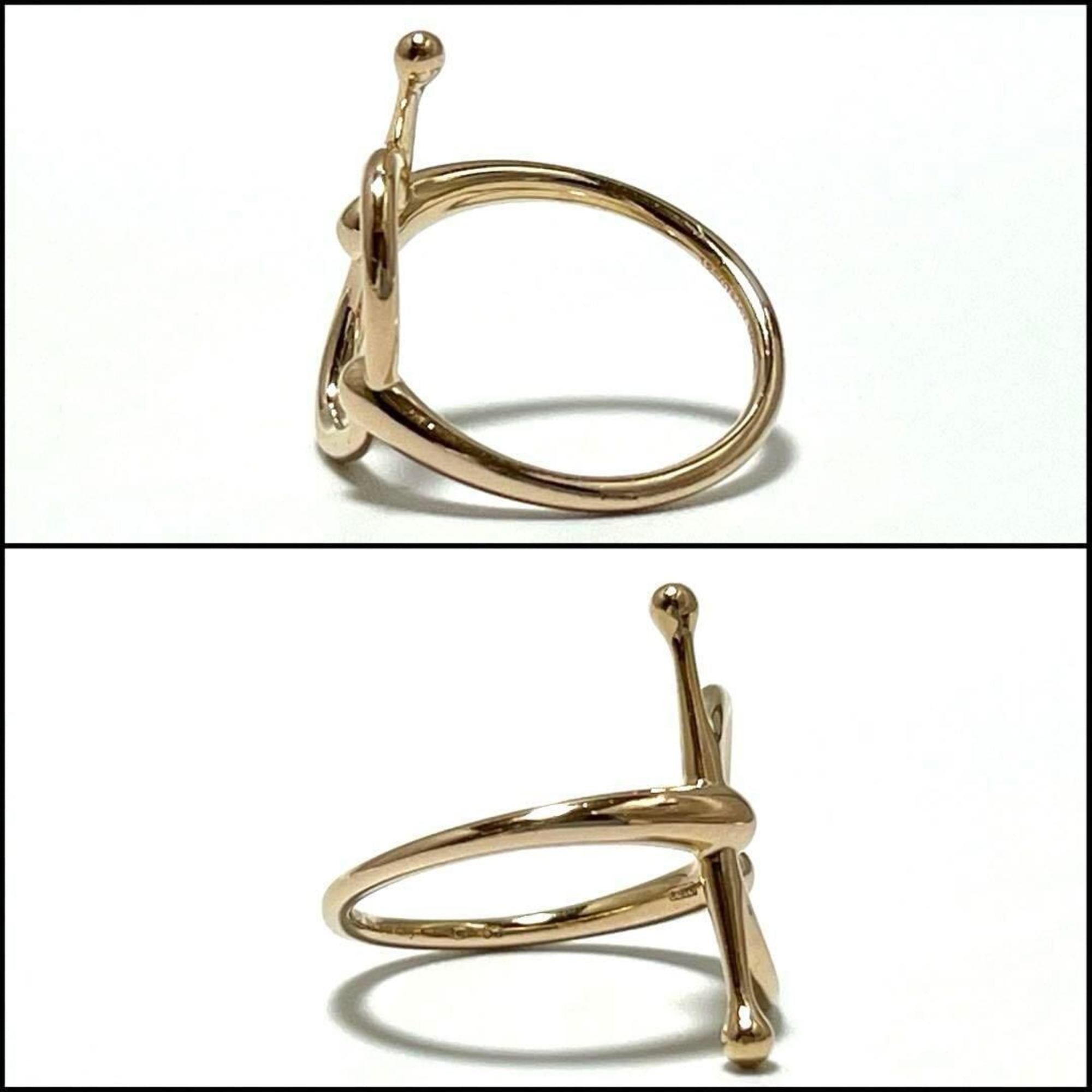 Hermes Pink Gold Pink Gold (18K) Band Ring (Pre-Owned)