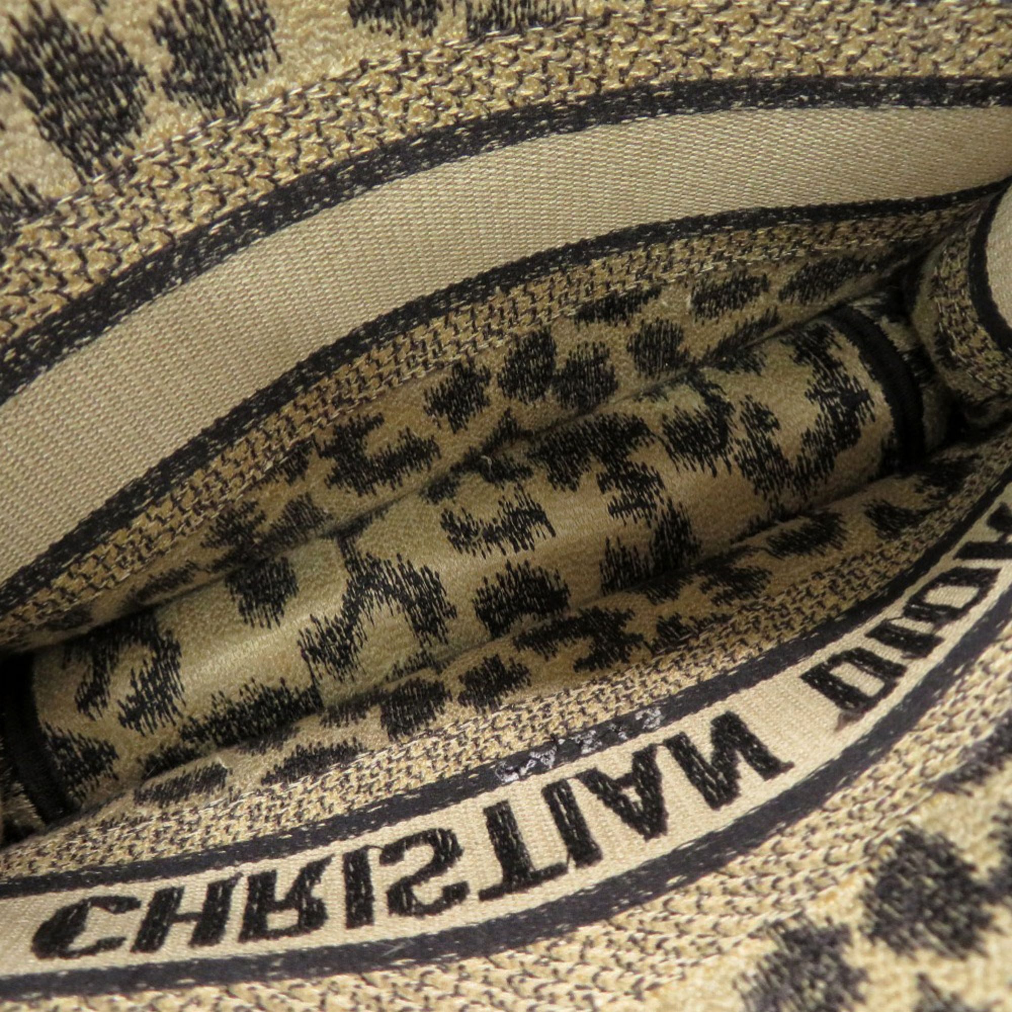 Christian Dior Beige Canvas Handbag (Pre-Owned)