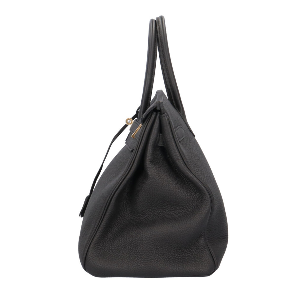 Hermes Black Togo Leather Handbag (Pre-Owned)