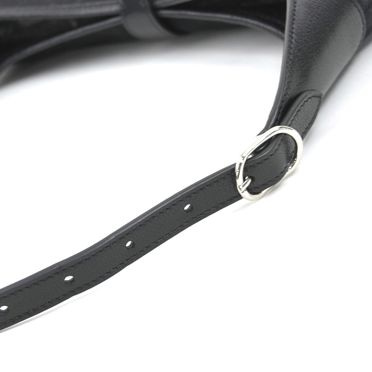 Gucci Black Gg Canvas Leather Handbag (Pre-Owned)