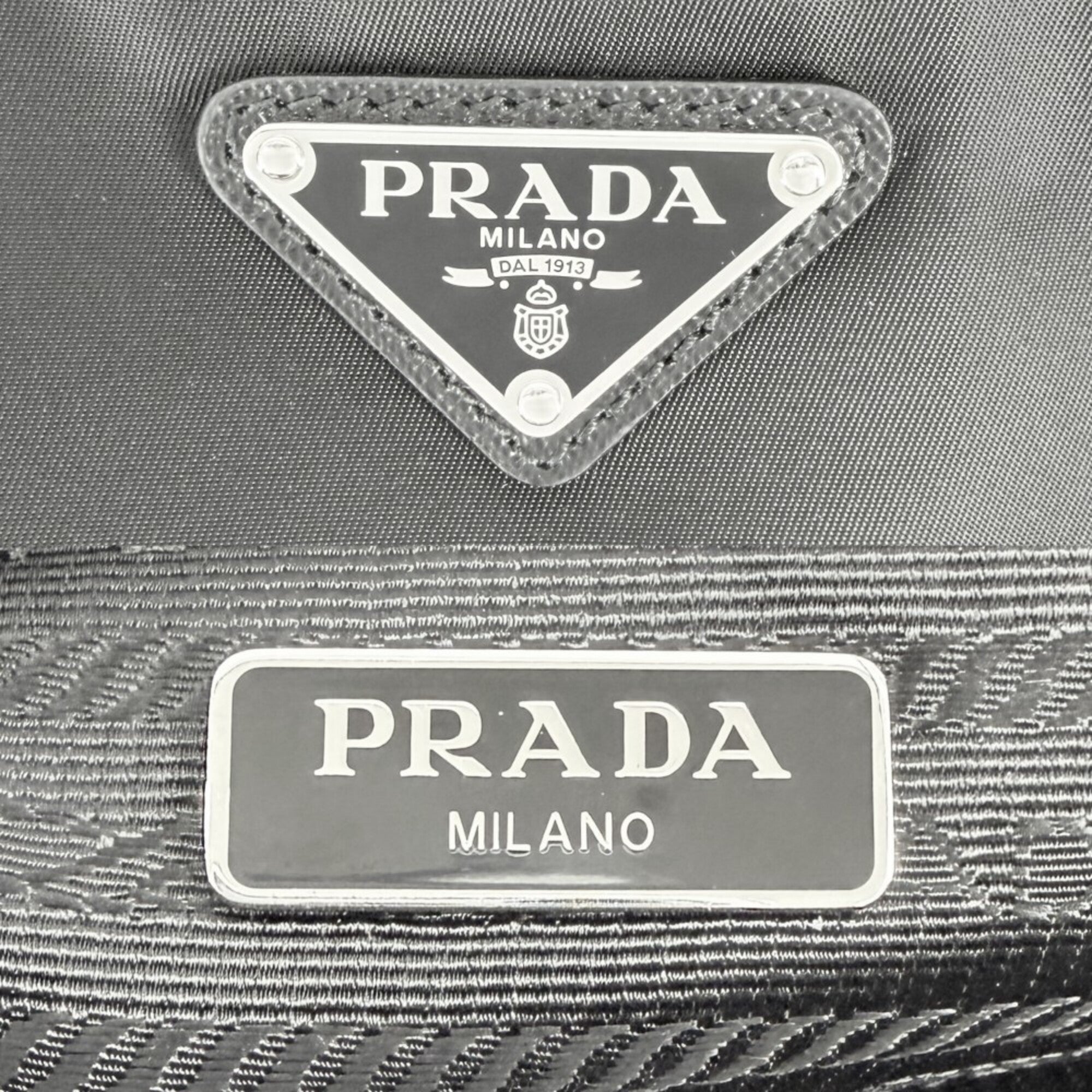 Prada Black Nylon Shoulder Bag (Pre-Owned)