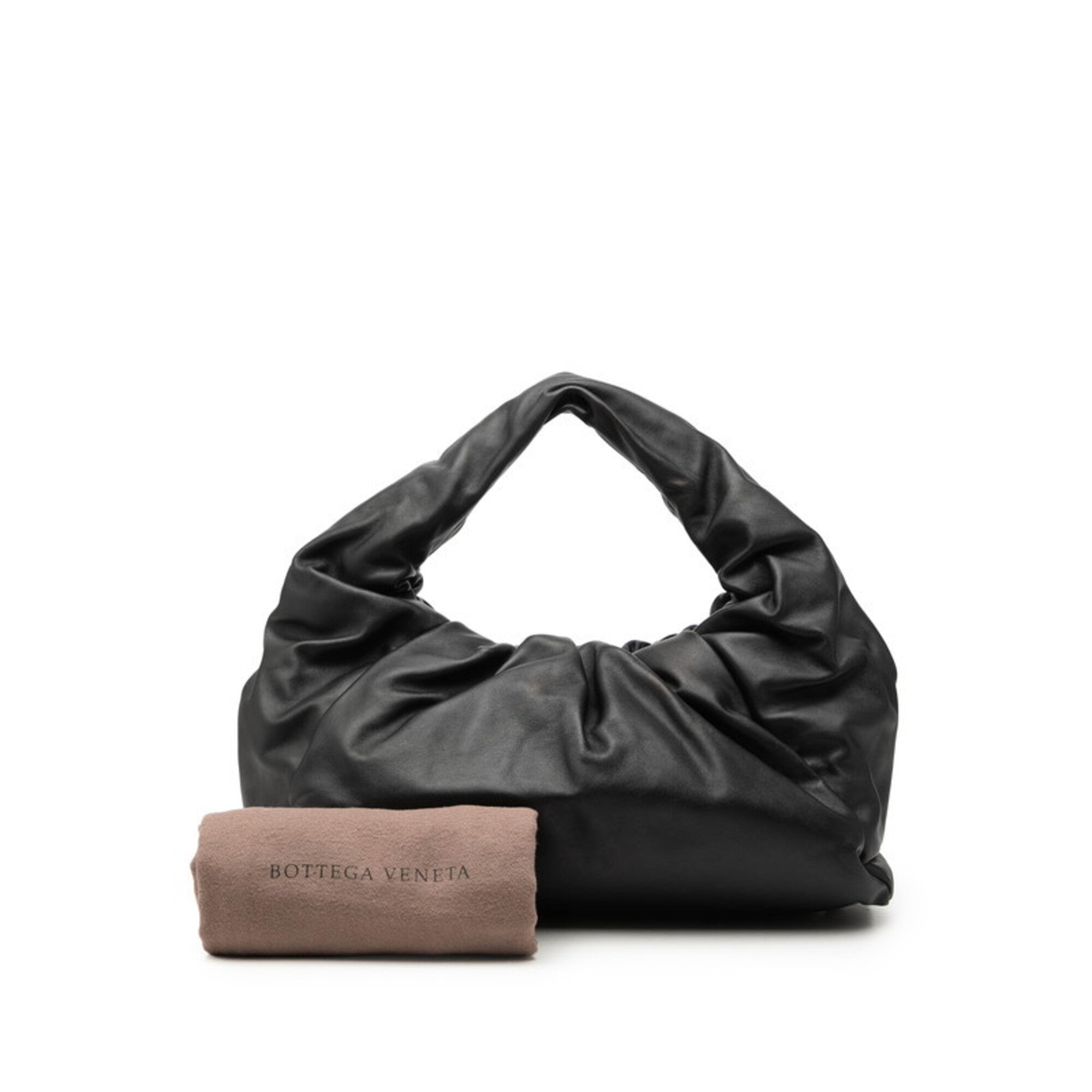 Bottega Veneta Black Leather Handbag (Pre-Owned)