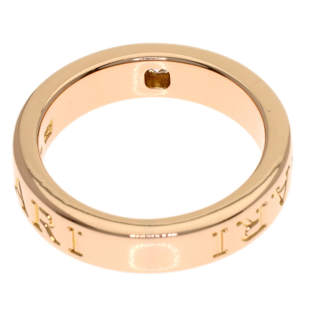 Bvlgari Pink Gold Pink Gold (18K) Band Ring (Pre-Owned)