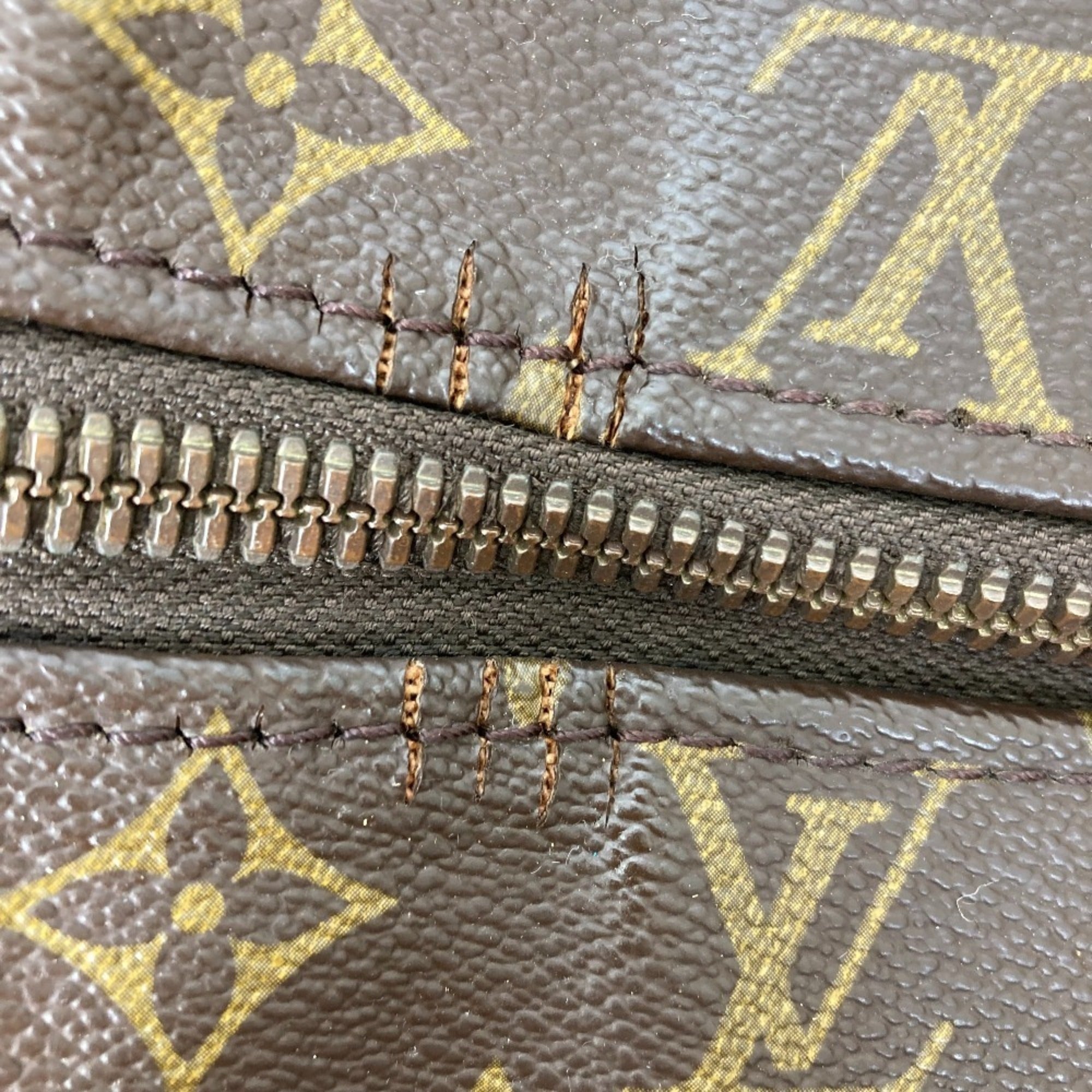 Louis Vuitton Brown Monogram Boston Bag Handbag (Pre-Owned)