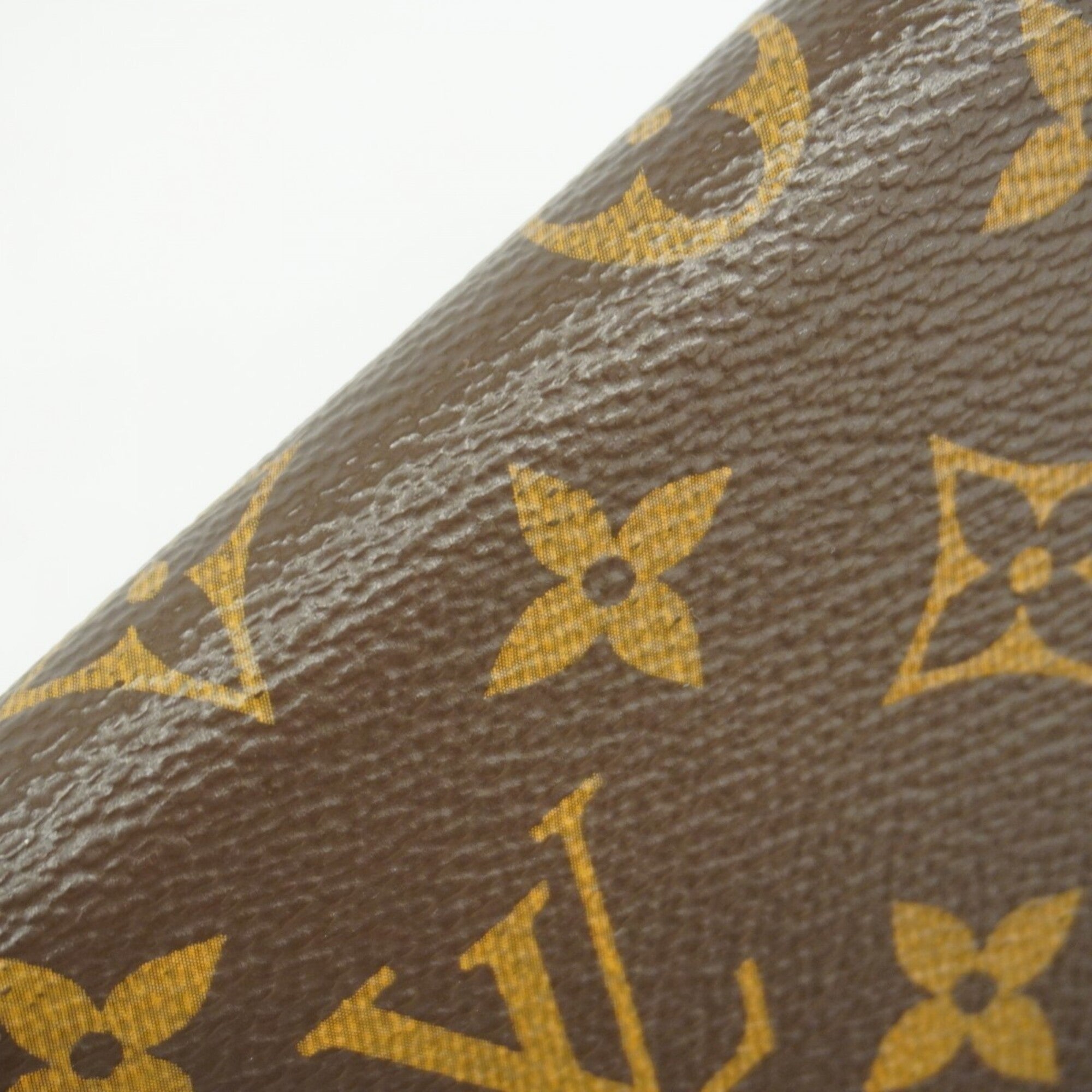 Louis Vuitton Brown Fuchsia Long Wallet (Bi-Fold) (Pre-Owned)