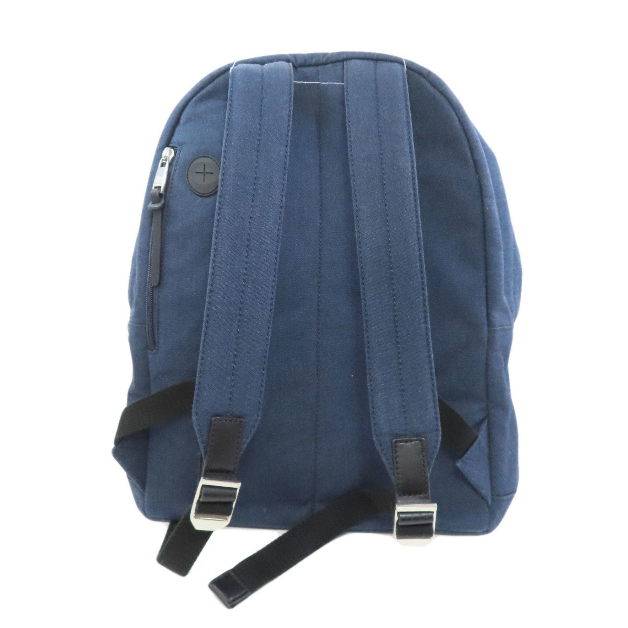 Michael Kors Navy Canvas Backpack (Pre-Owned)