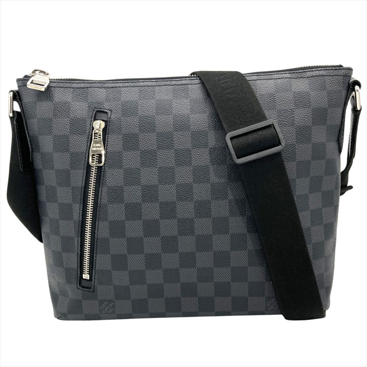 Louis Vuitton Black Damier Graphite Shoulder Bag (Pre-Owned)