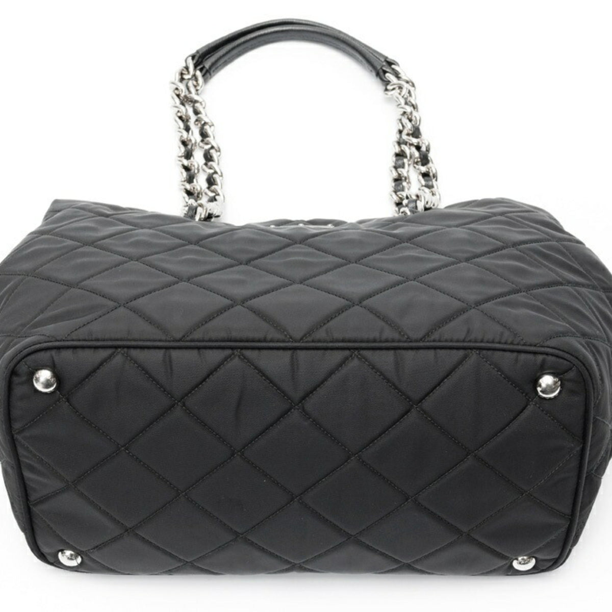 Prada Black Nylon Tote Bag (Pre-Owned)