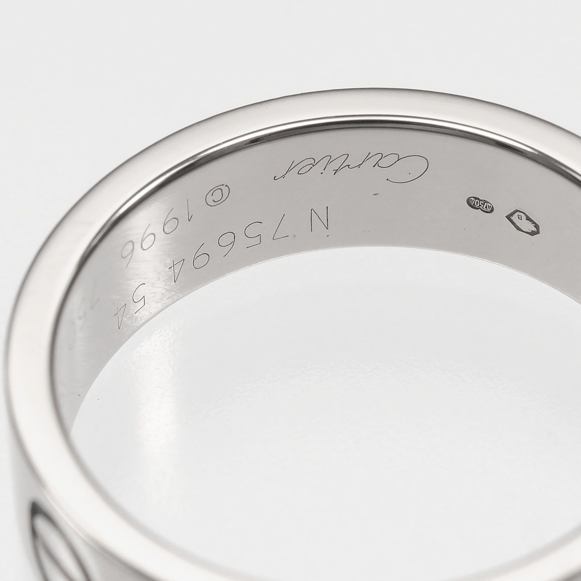 Cartier White Gold (18K) Band Ring (Pre-Owned)