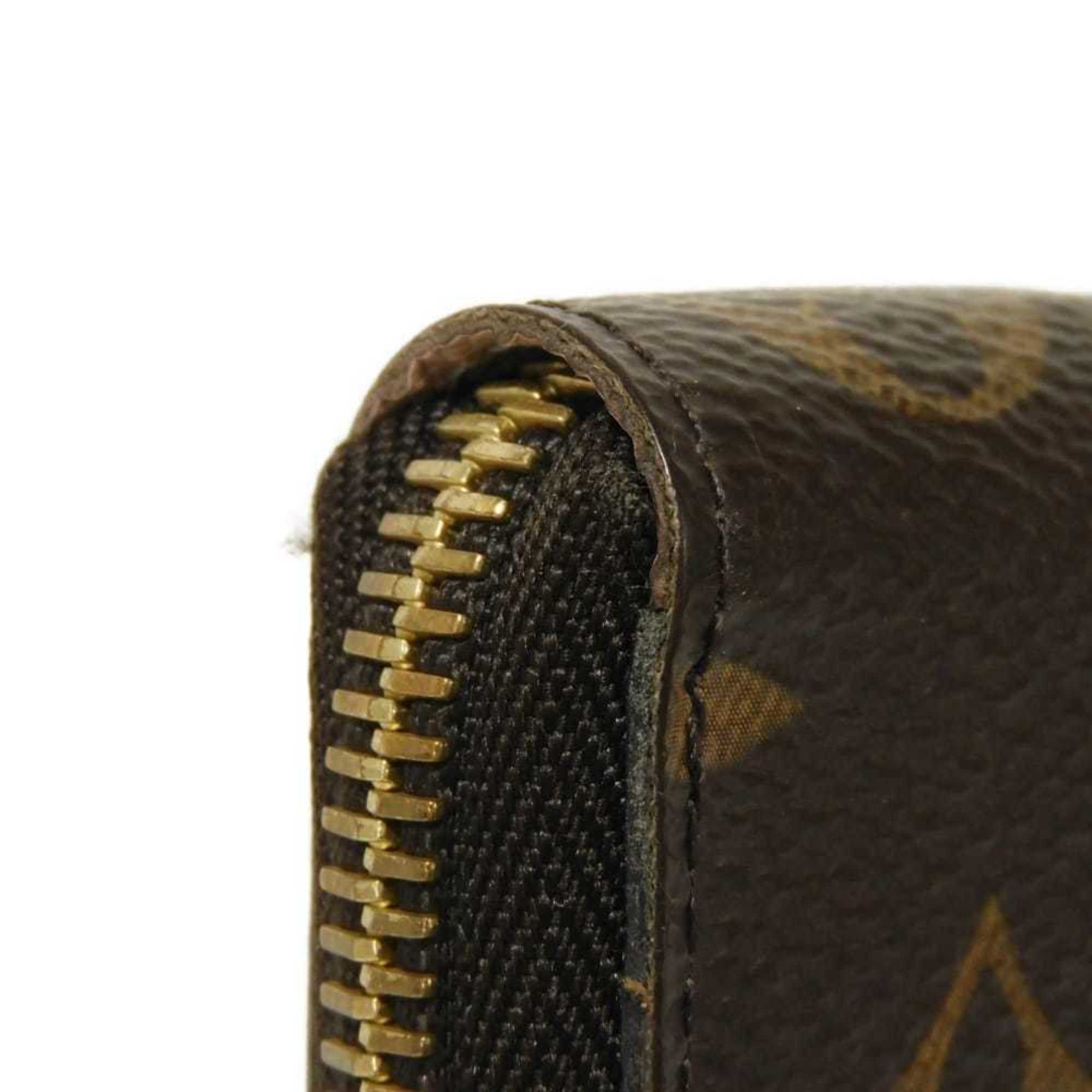 Louis Vuitton Brown Monogram Pink Rose Ballerine Monogram Canvas Leather Long Wallet (Bi-Fold) (Pre-Owned)