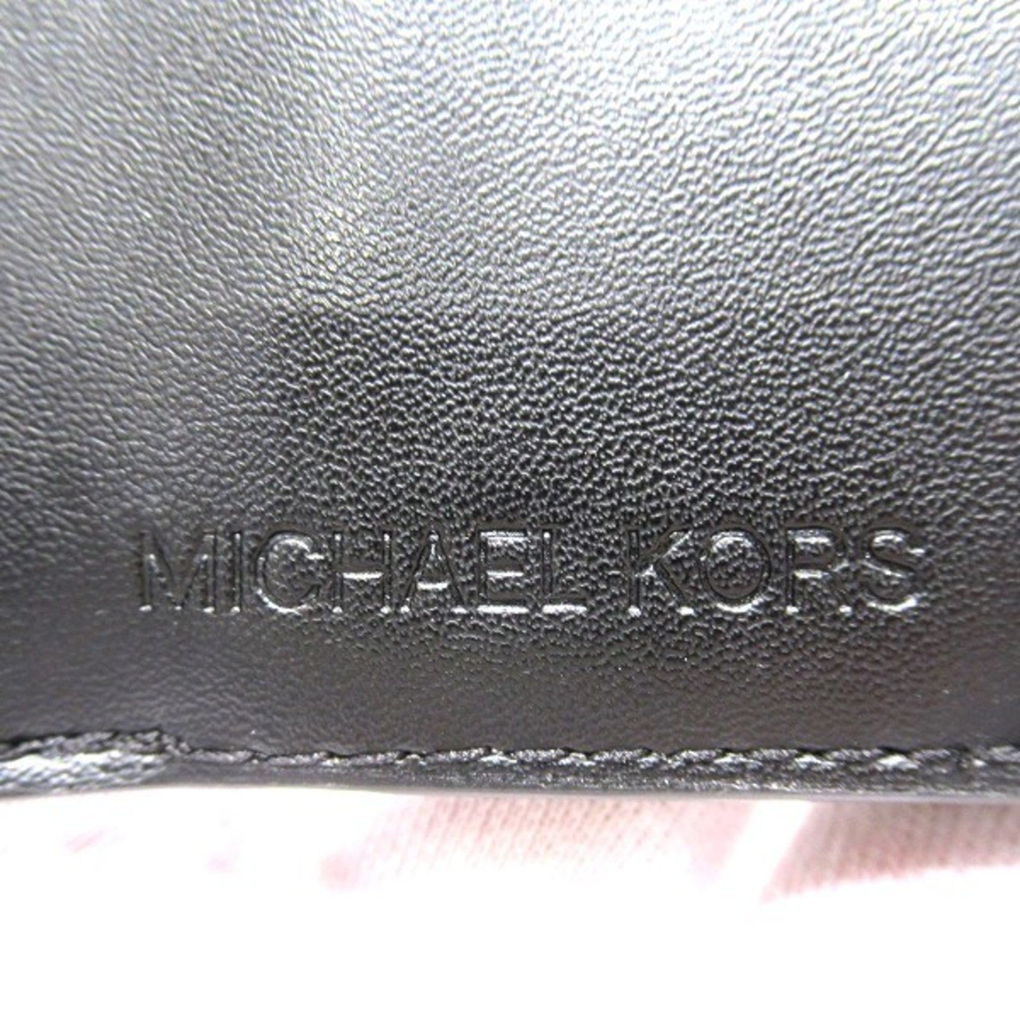 Michael Kors Black Leather Wallet (Tri-Fold) (Pre-Owned)