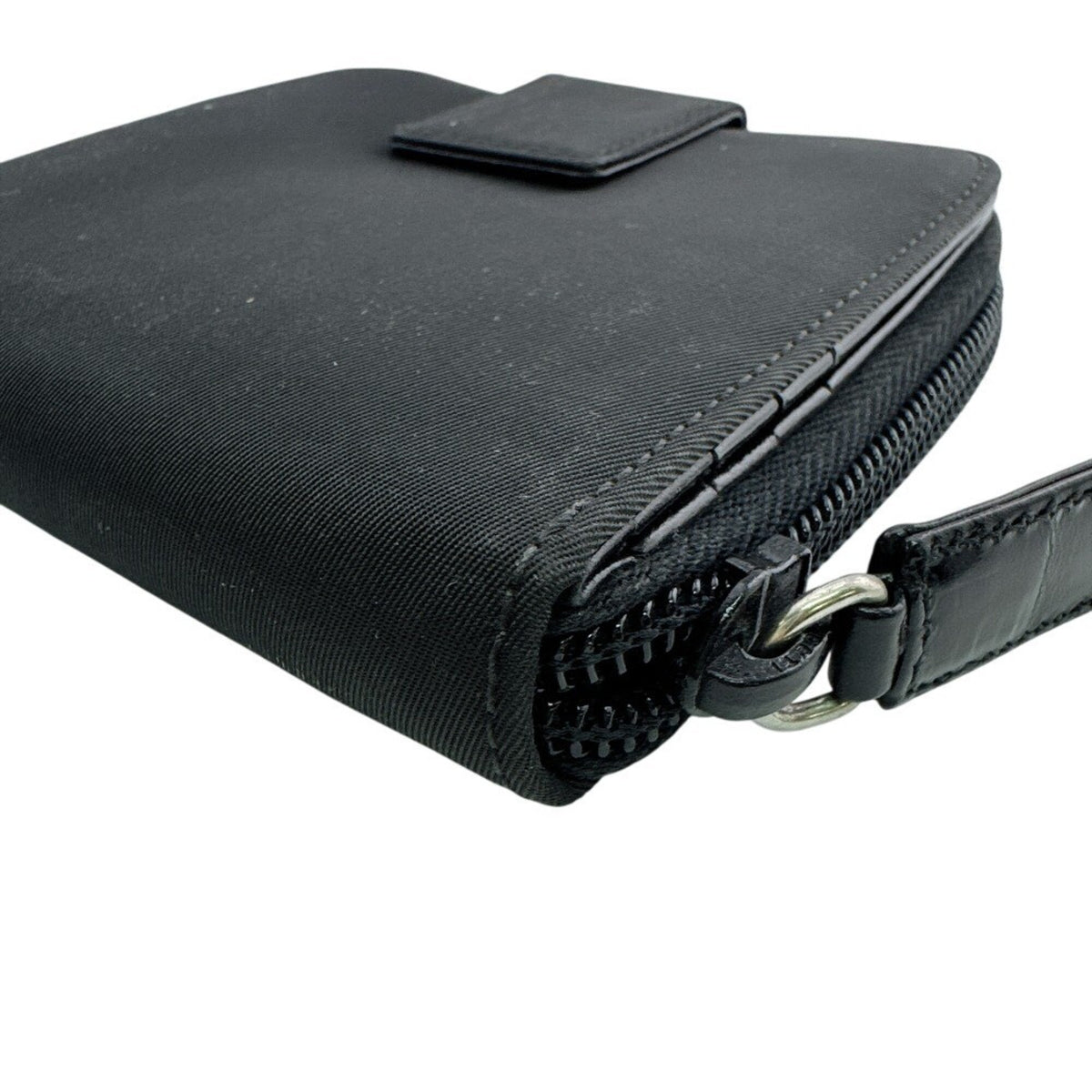 Prada Black Nylon Wallet (Bi-Fold) (Pre-Owned)