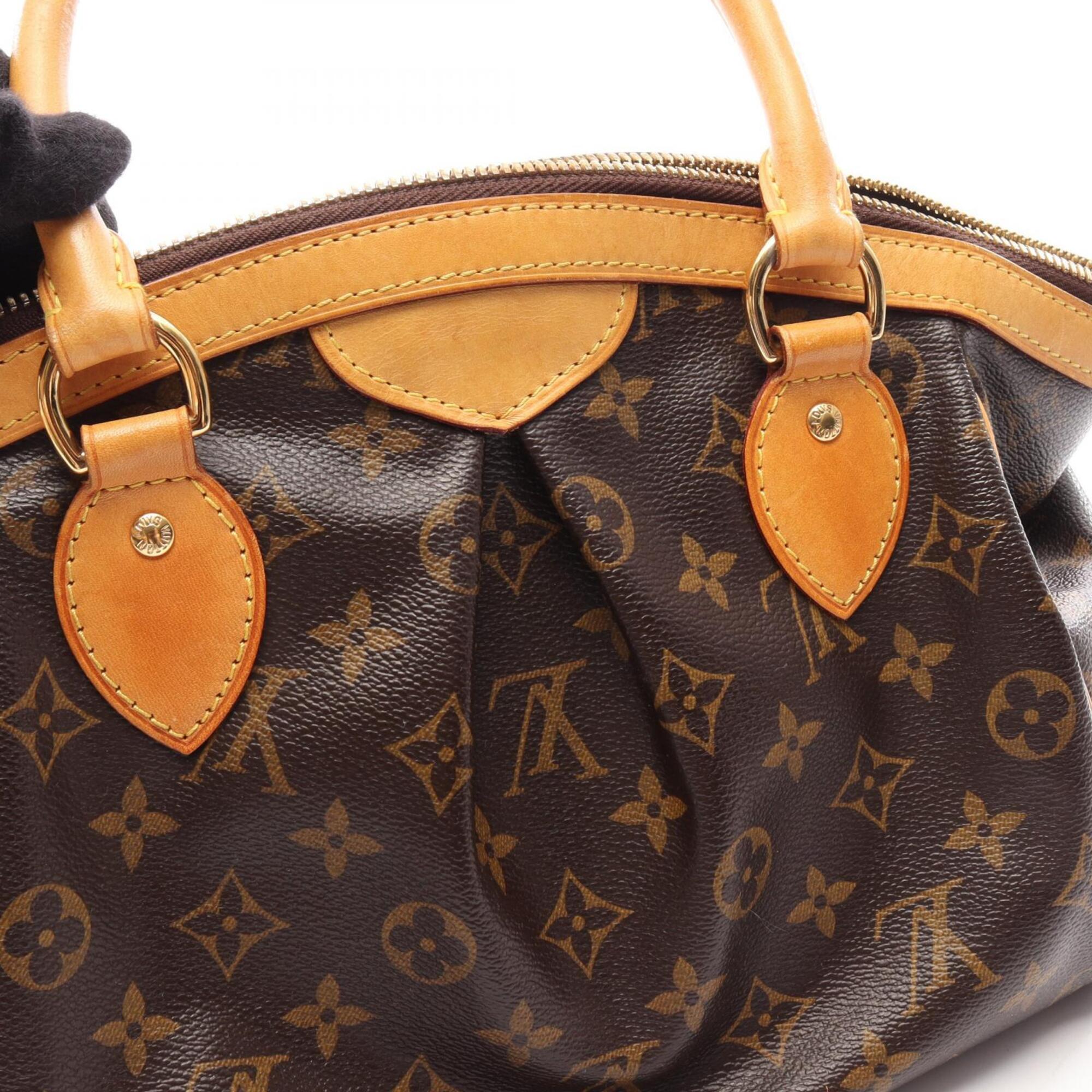 Louis Vuitton Brown Coated Canvas Leather Handbag (Pre-Owned)