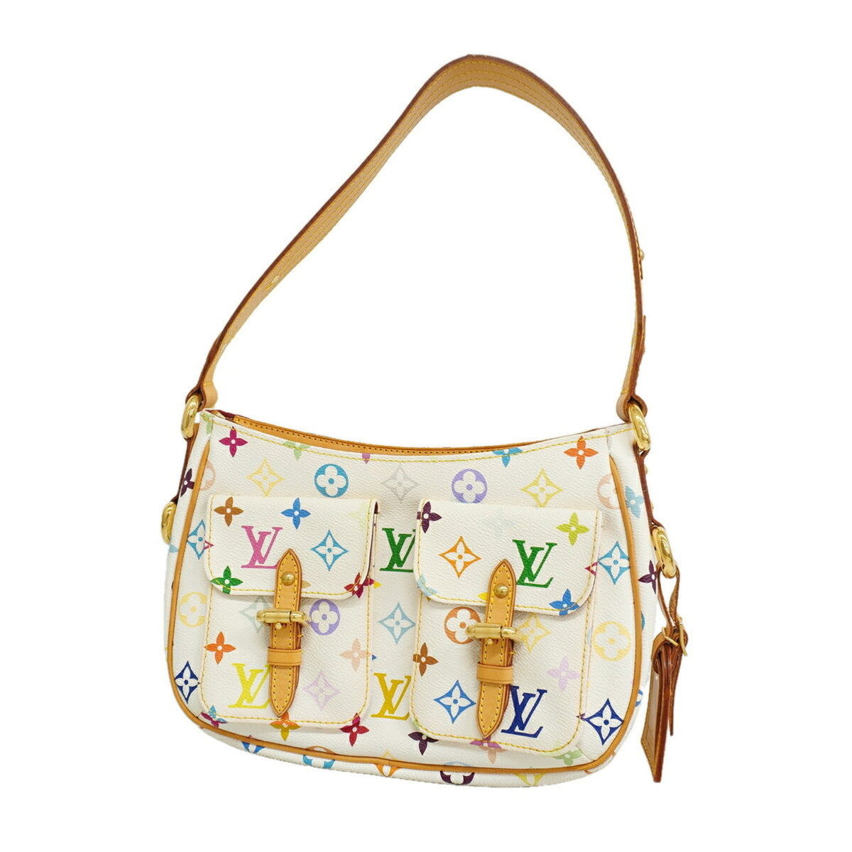Louis Vuitton Blanc White Shoulder Bag (Pre-Owned)
