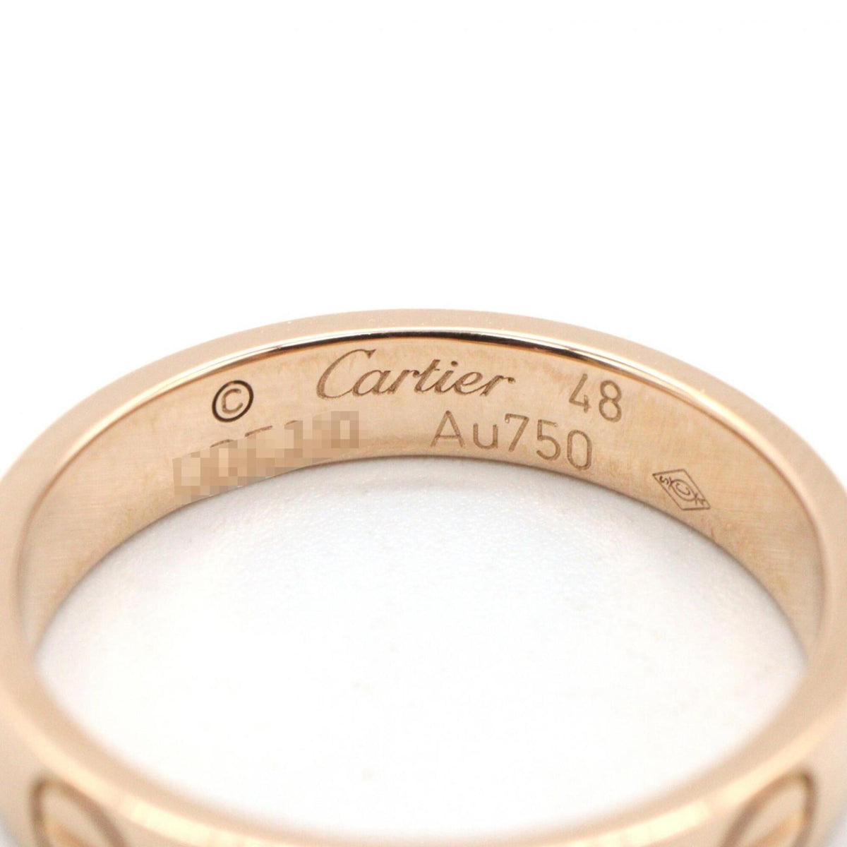 Cartier Gold Pink Gold (18K) Band Ring (Pre-Owned)