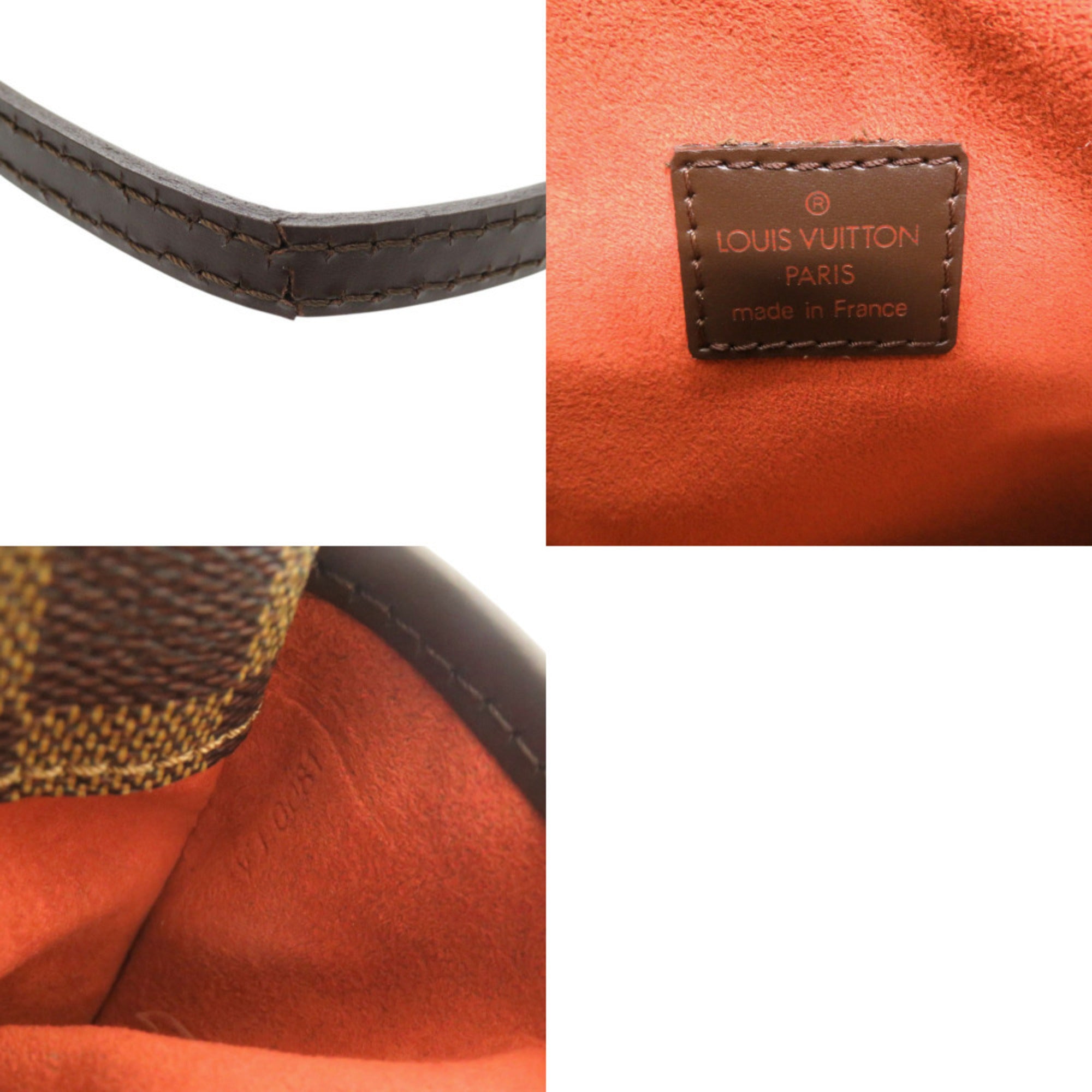 Louis Vuitton Damier Brown Damier Canvas Pochette Shoulder Bag (Pre-Owned)