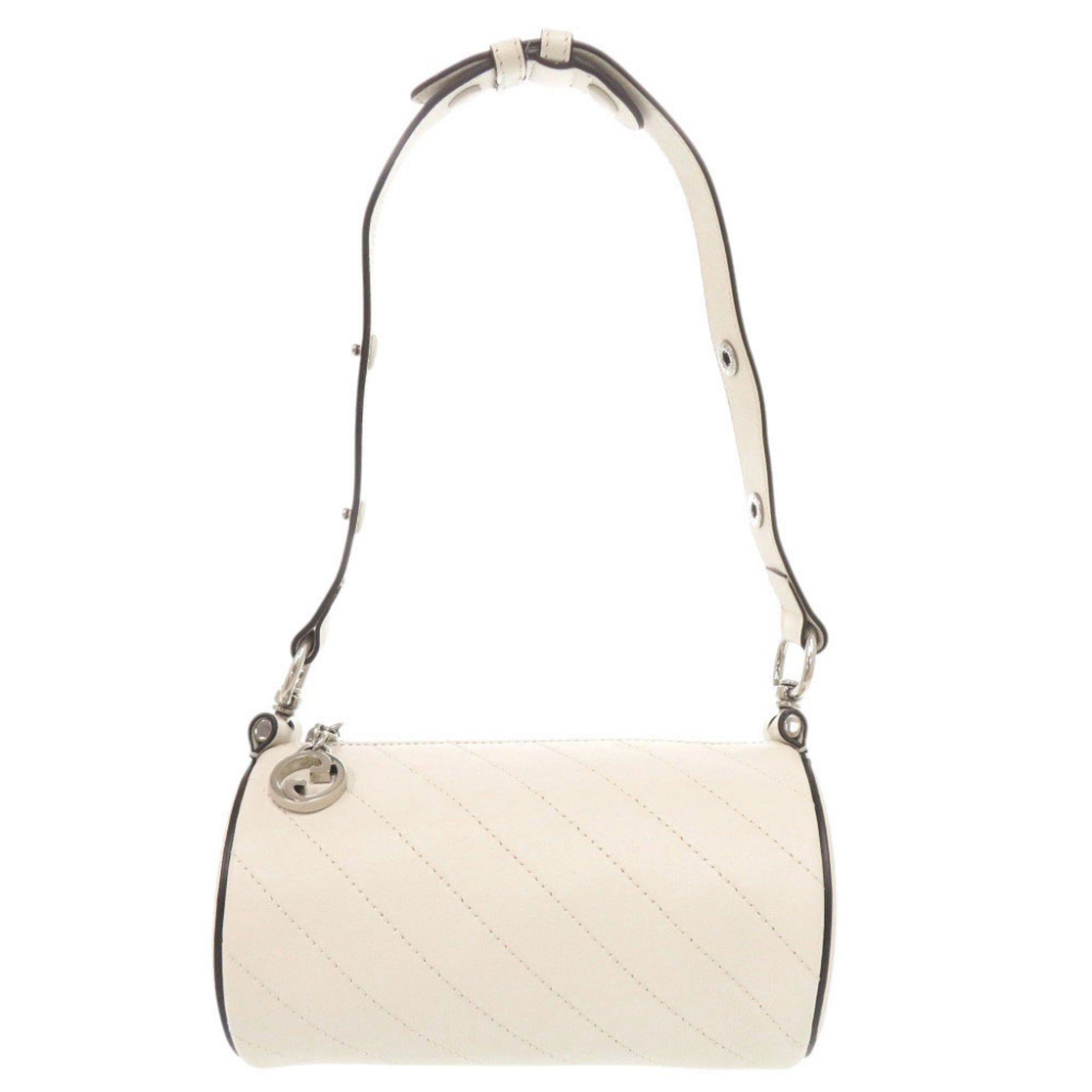 Gucci White Leather Shoulder Bag (Pre-Owned)