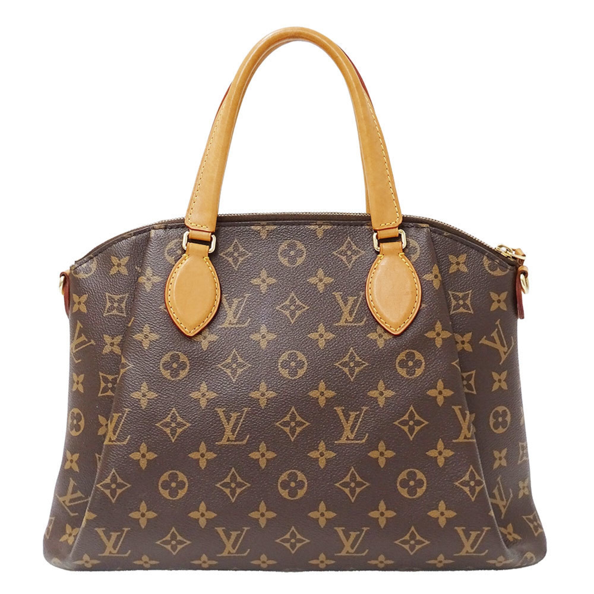 Louis Vuitton Brown Monogram Canvas Handbag Shoulder Bag (Pre-Owned)