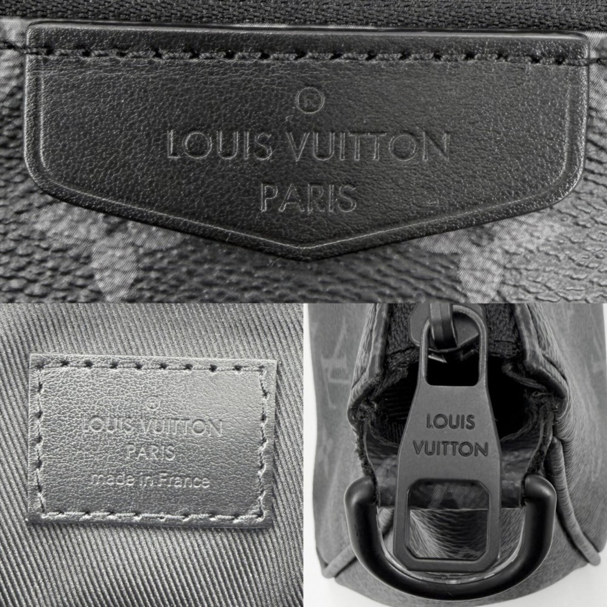 Louis Vuitton Black Monogram Eclipse Pochette Shoulder Bag (Pre-Owned)