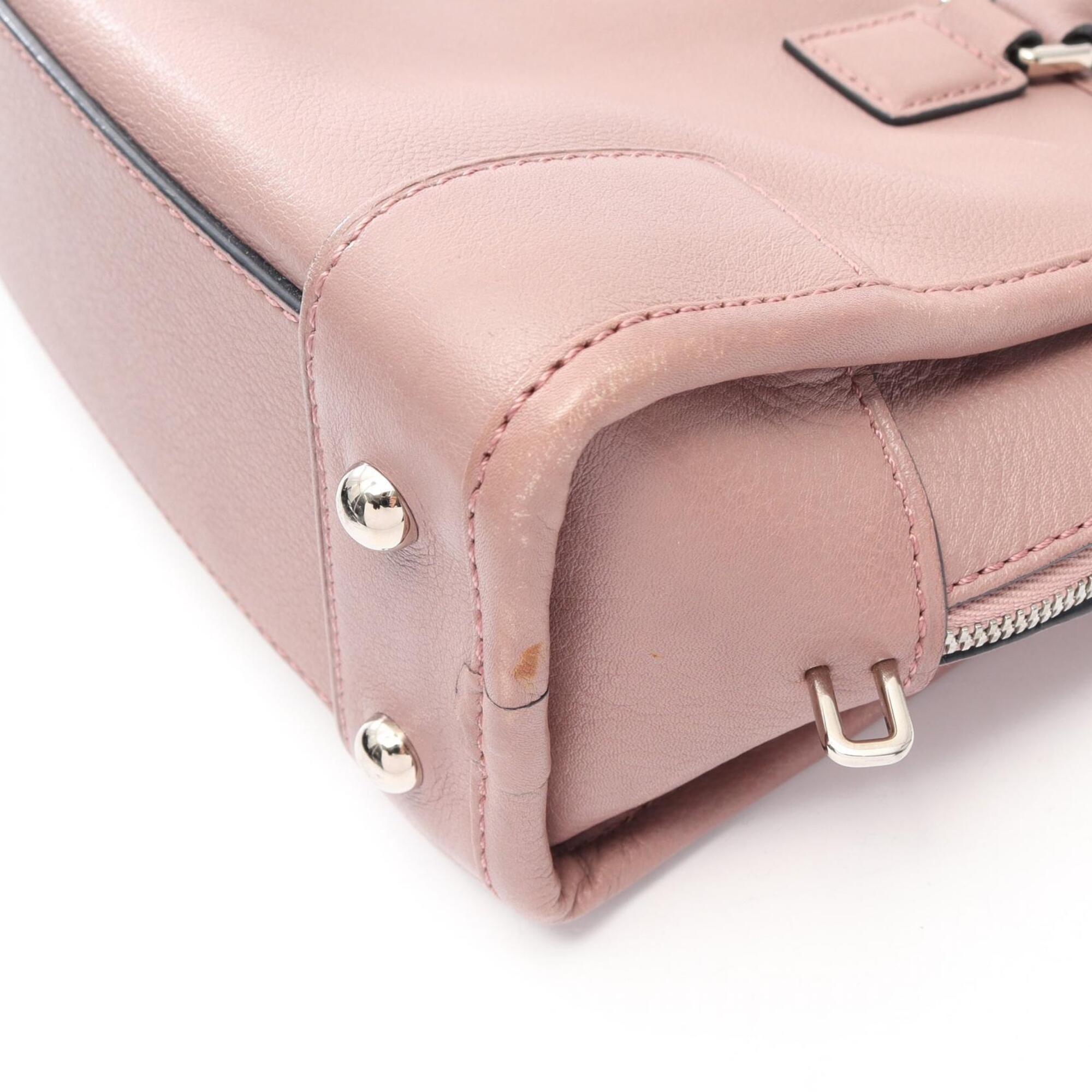 Loewe Pink Leather Handbag (Pre-Owned)