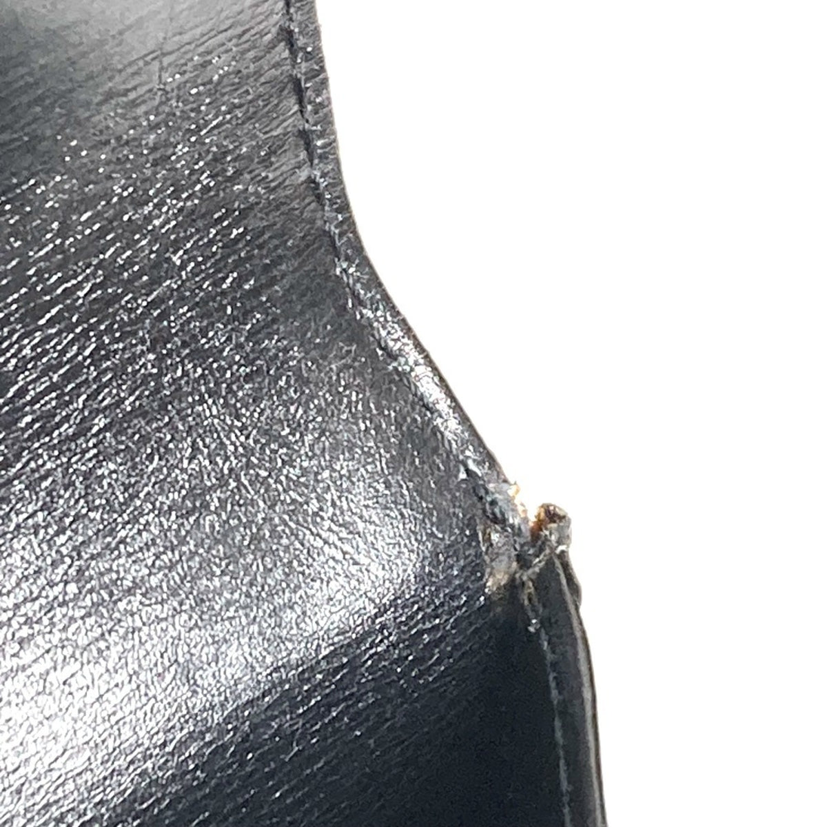 Louis Vuitton Black Leather Clutch Bag (Pre-Owned)