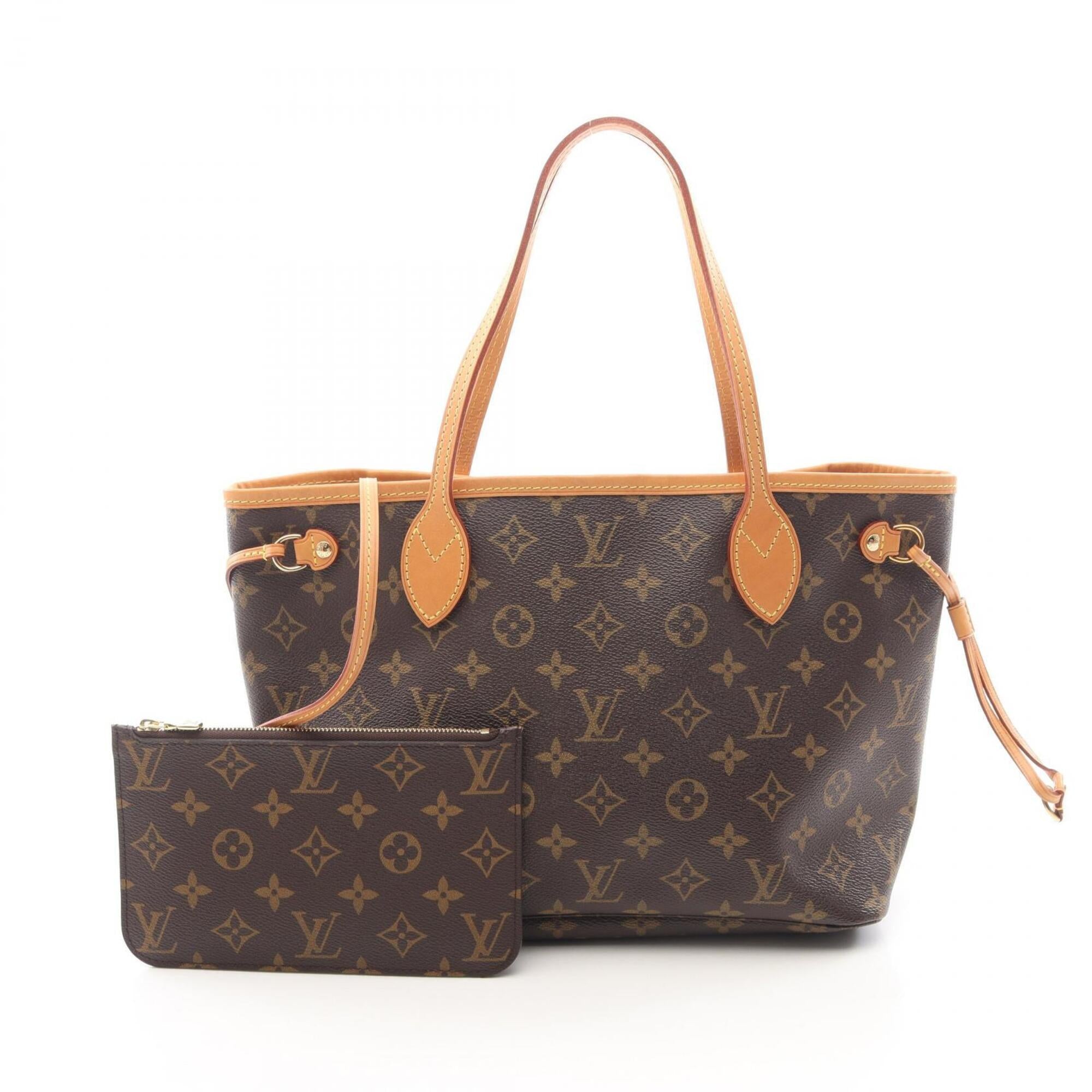 Louis Vuitton Brown Monogram Pvc Coated Canvas Leather Handbag Tote Bag (Pre-Owned)