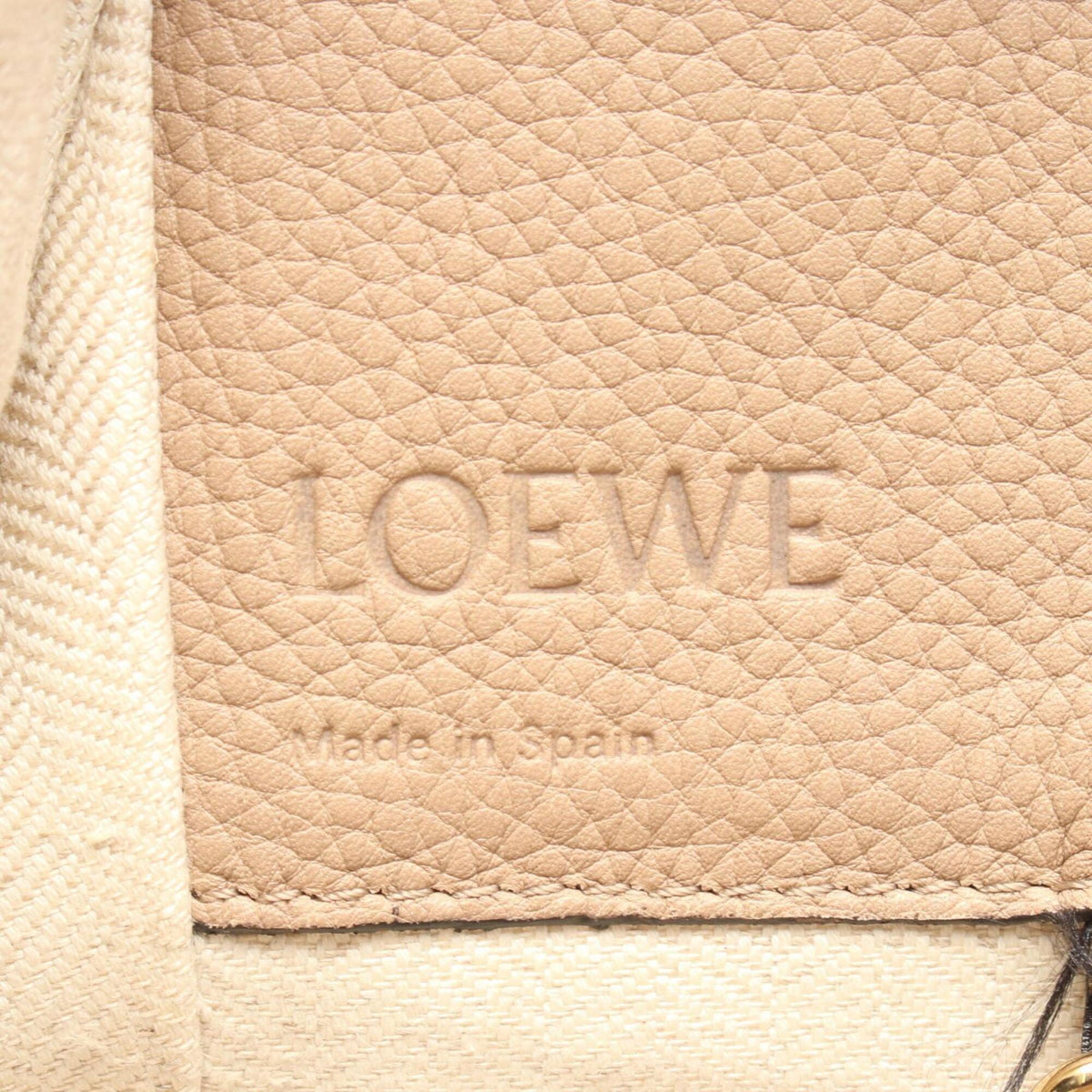 Loewe Beige Brown Leather Handbag (Pre-Owned)