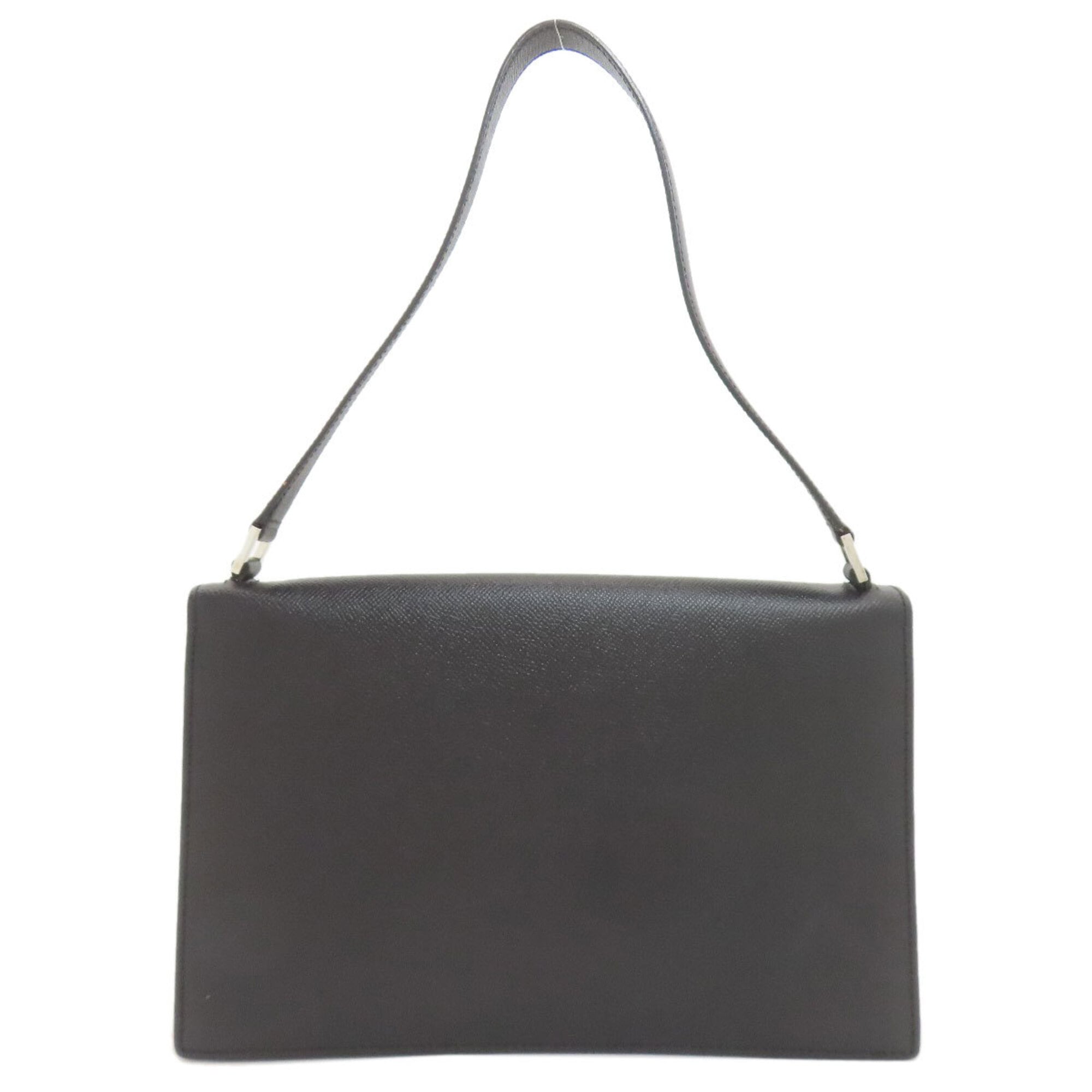 Bvlgari Black Leather Shoulder Bag (Pre-Owned)