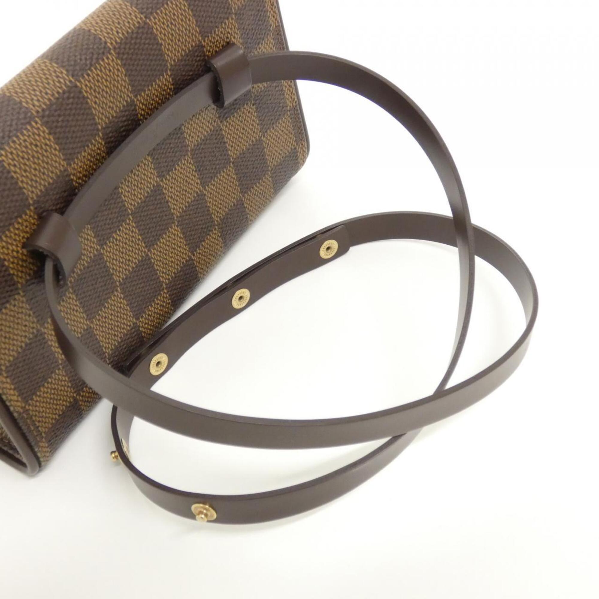 Louis Vuitton Ebene Coated Canvas Fanny Pack Pochette (Pre-Owned)