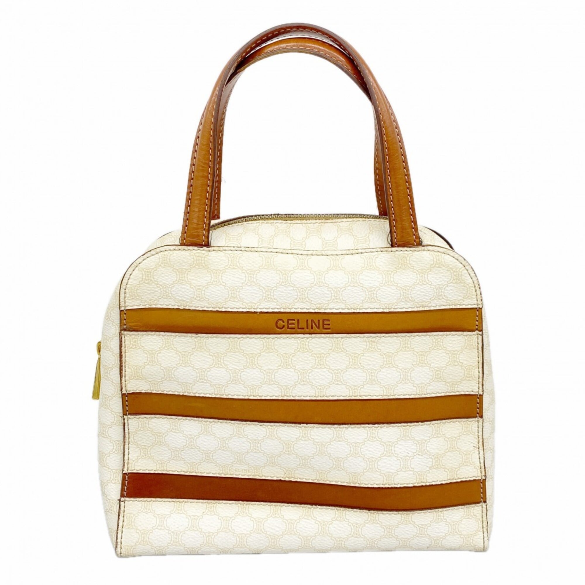 Celine White Pvc Handbag (Pre-Owned)
