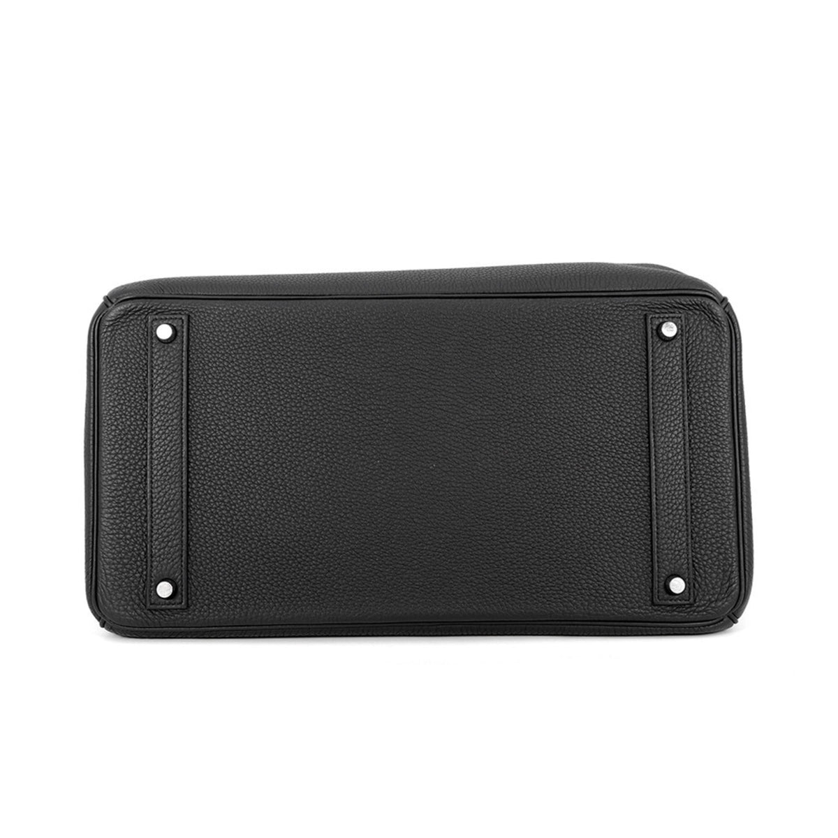 Hermes Black Togo Leather Handbag (Pre-Owned)