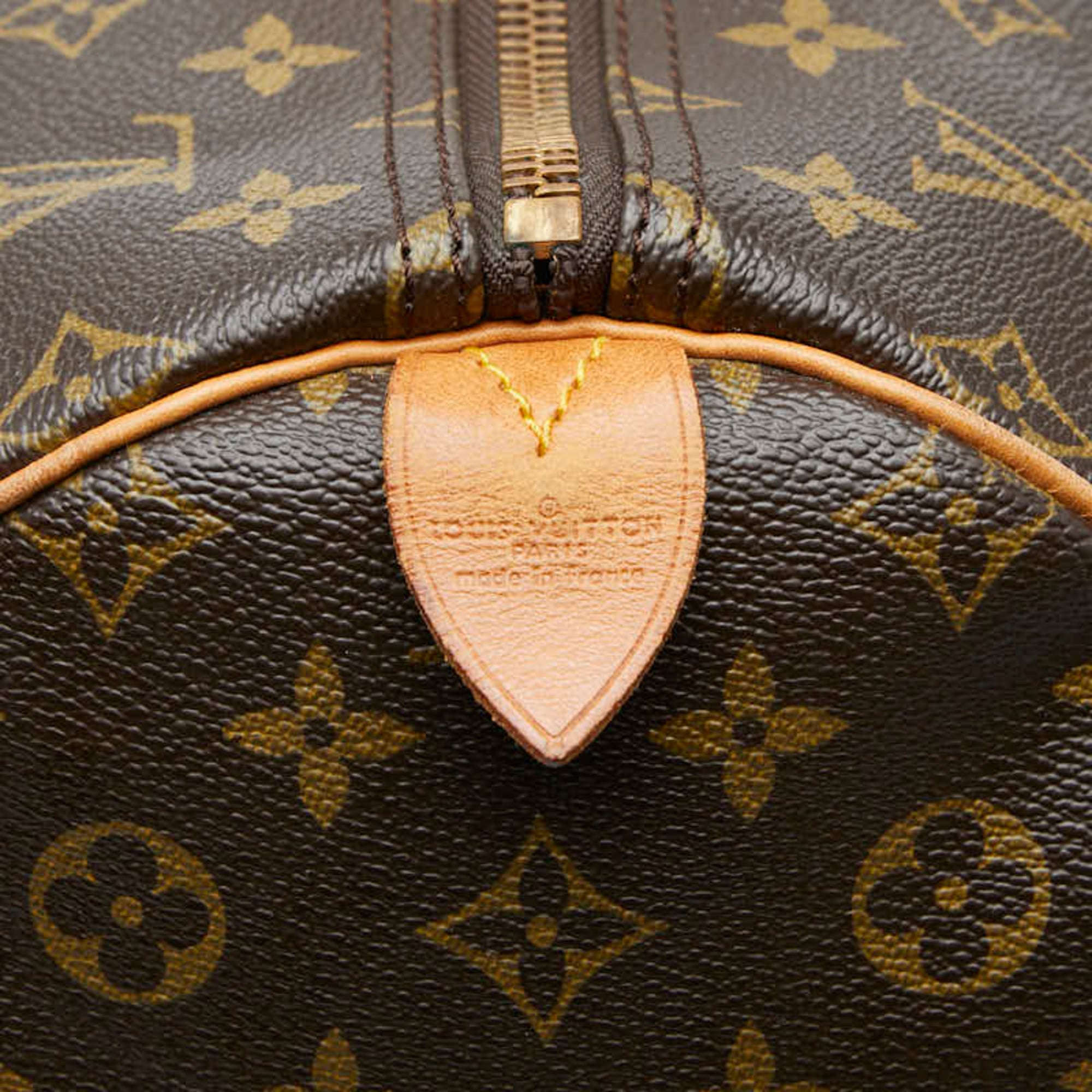 Louis Vuitton Brown Pvc Leather Boston Bag (Pre-Owned)