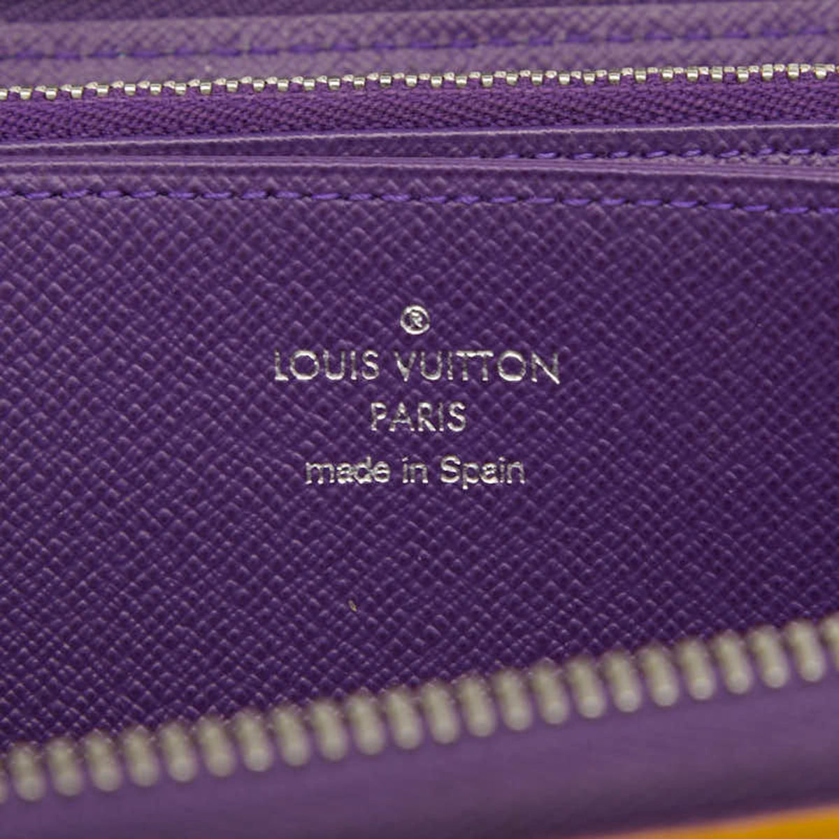 Louis Vuitton Citron Leather Long Wallet (Bi-Fold) (Pre-Owned)