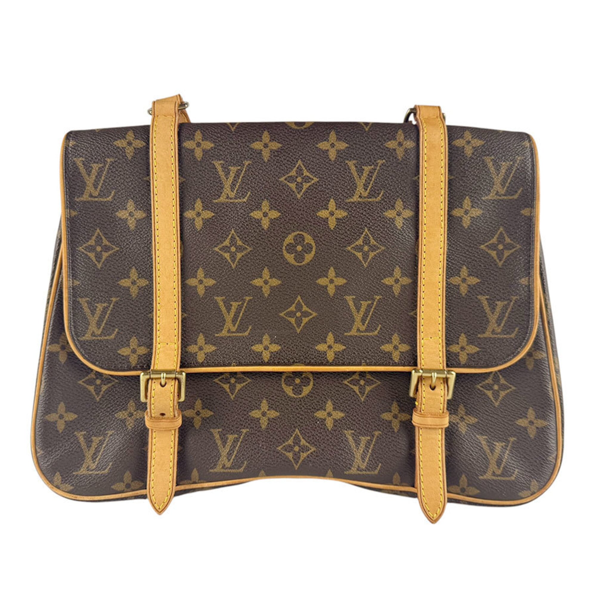 Louis Vuitton Brown Monogram Monogram Backpack Shoulder Bag (Pre-Owned)